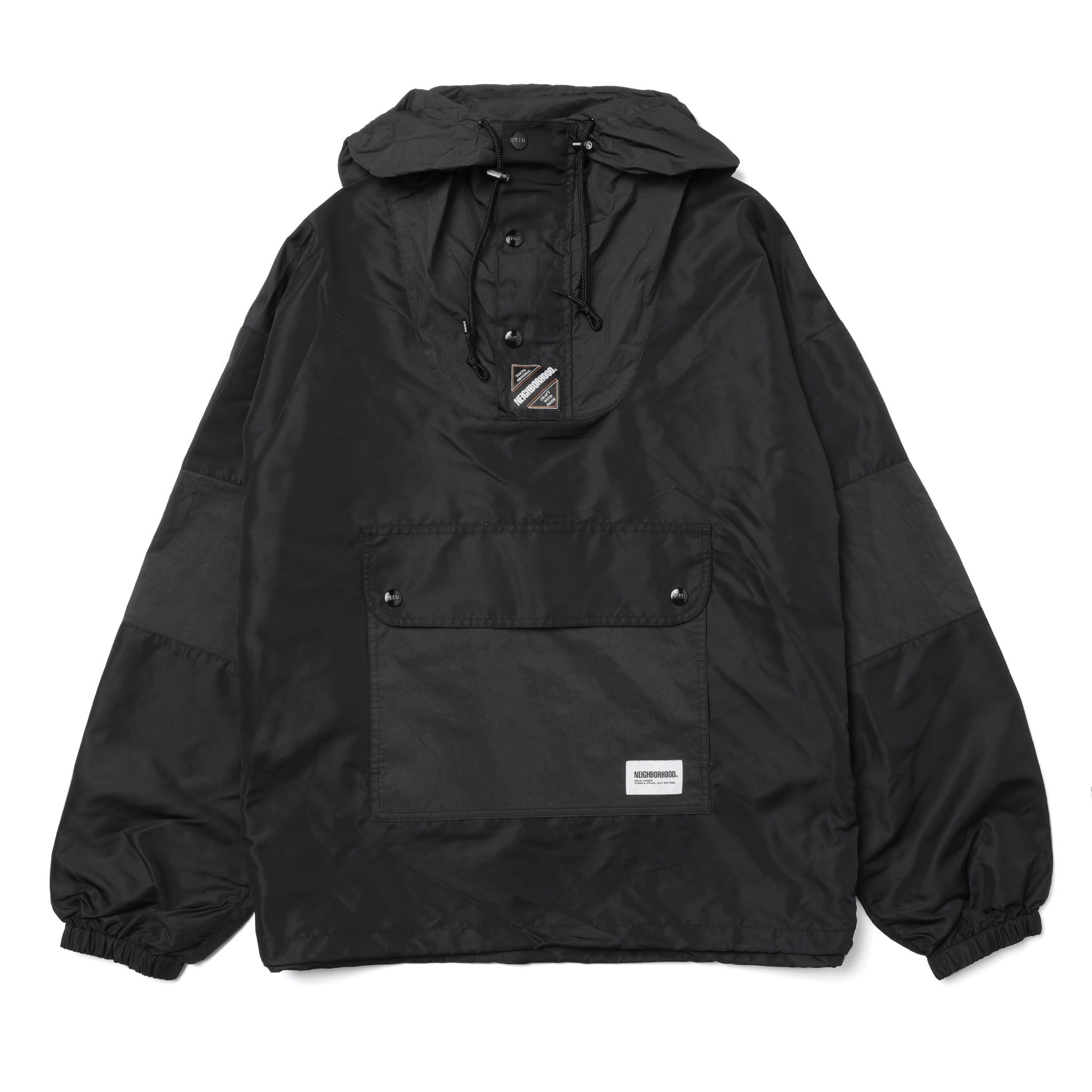 242TSNH-JKM11] Neighborhood Anorak Jacket (Black) – The Darkside Initiative