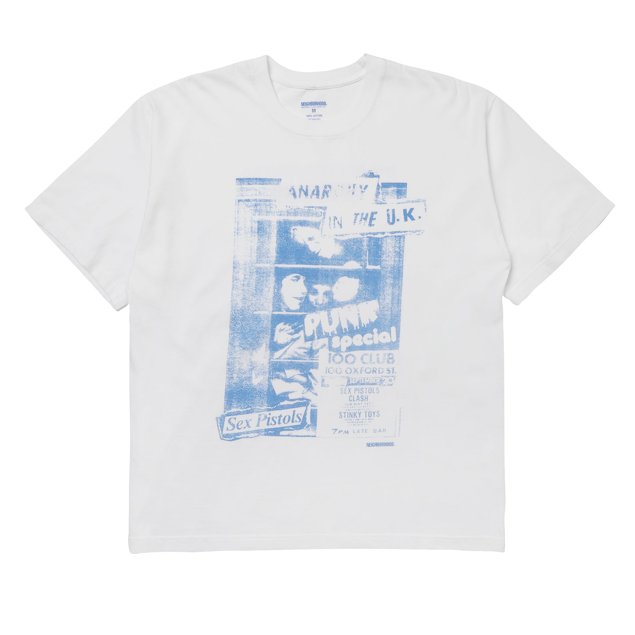 241PCIXN-ST05S] Neighborhood x Sex Pistols Tee SS-5 T-Shirt (White 