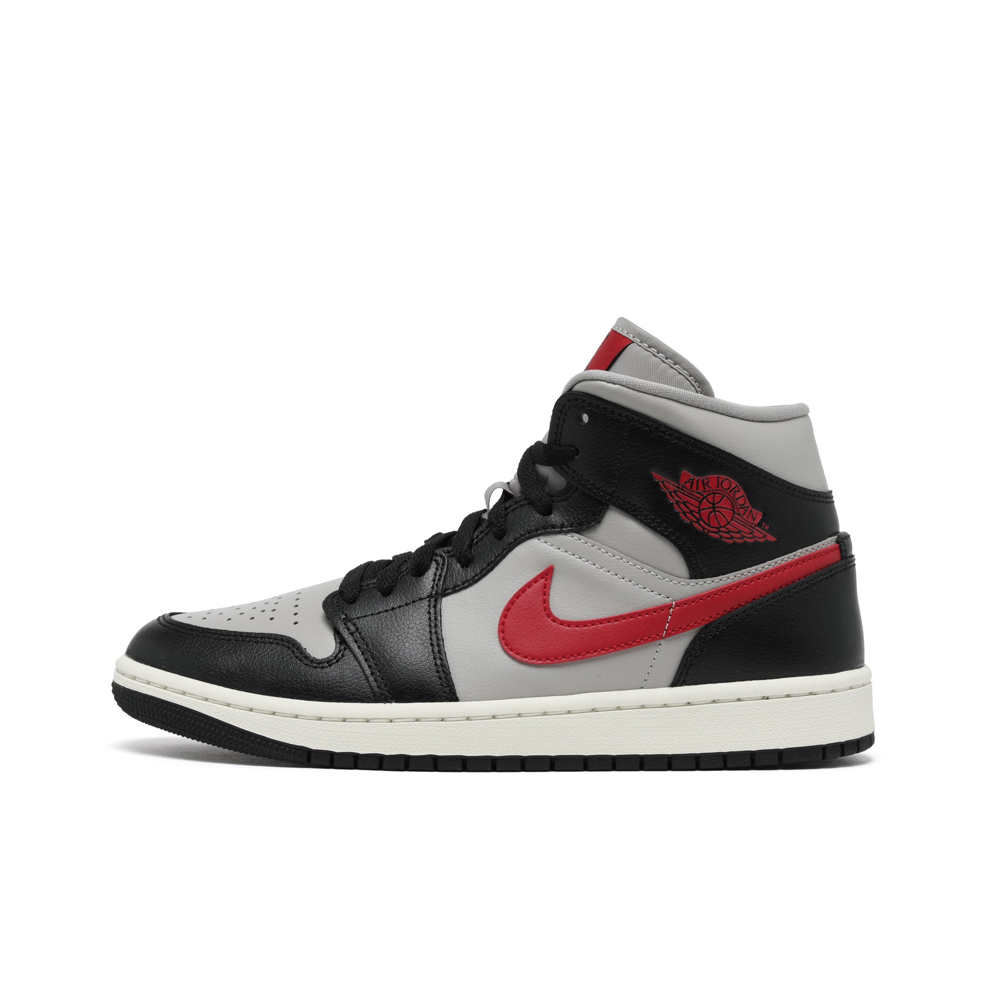 Jordan AIR JORDAN 1 - Sneaker low - black/fire red/white/schwarz 