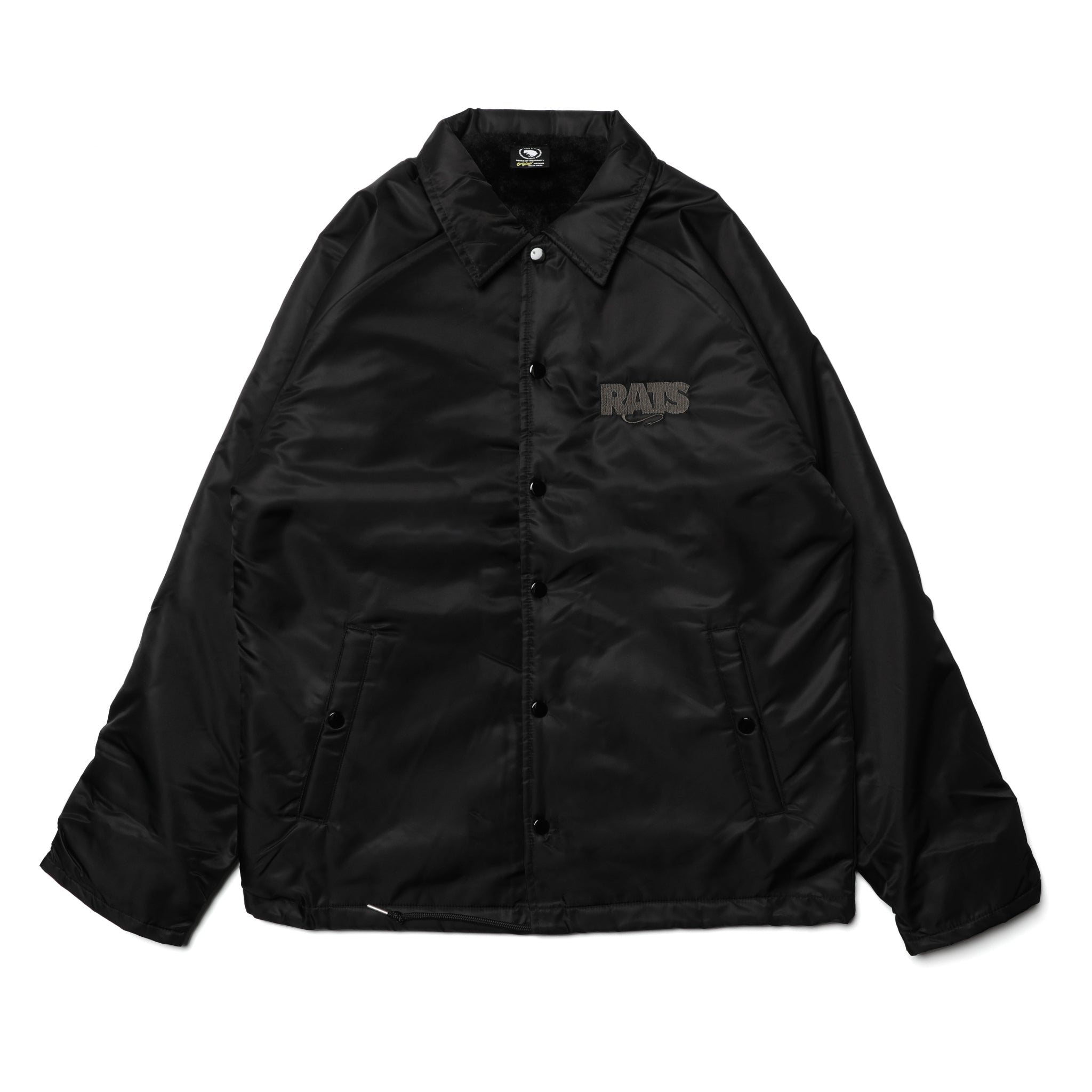 Rats 'Way of Life' Boa Coach Jacket Black