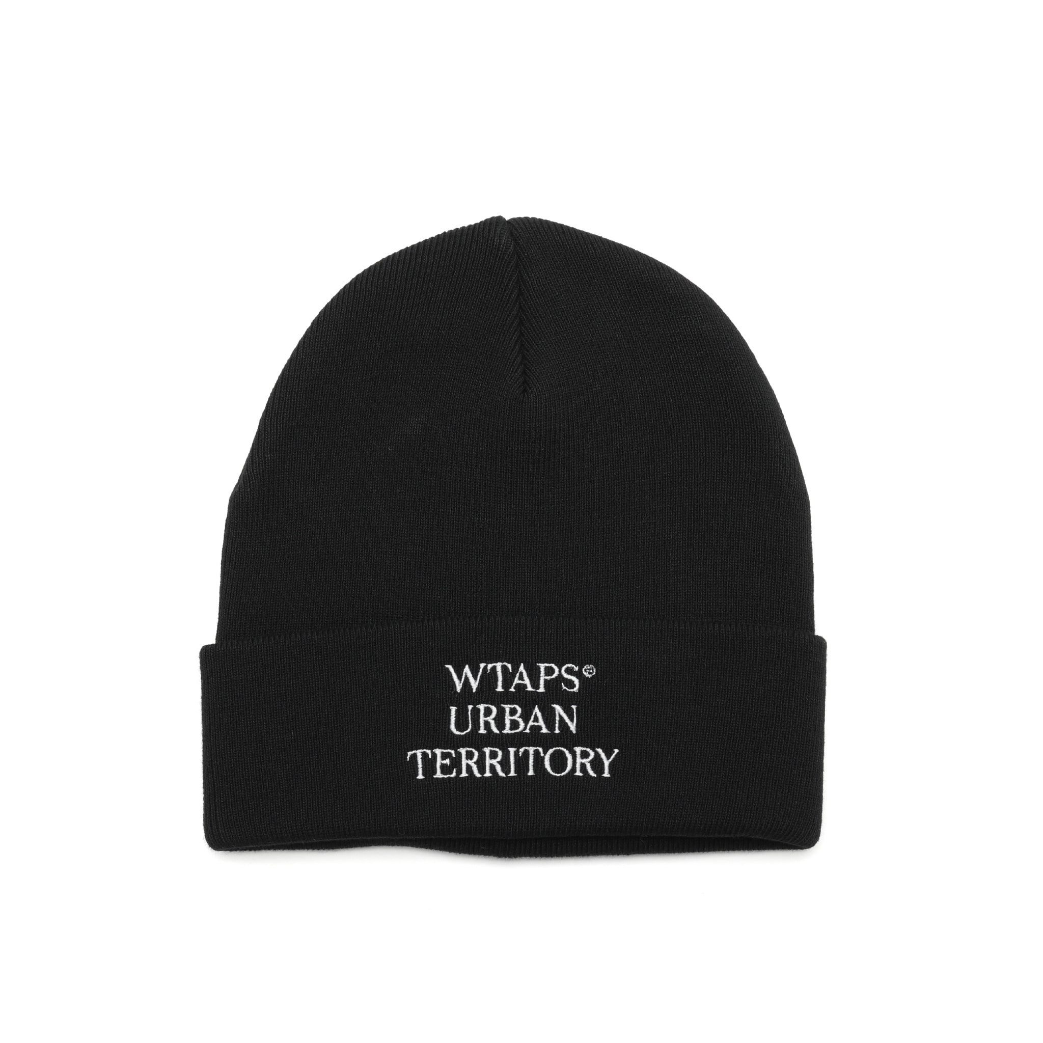 231MADT-HT01] WTAPS Beanie 01 (Black) – The Darkside Initiative