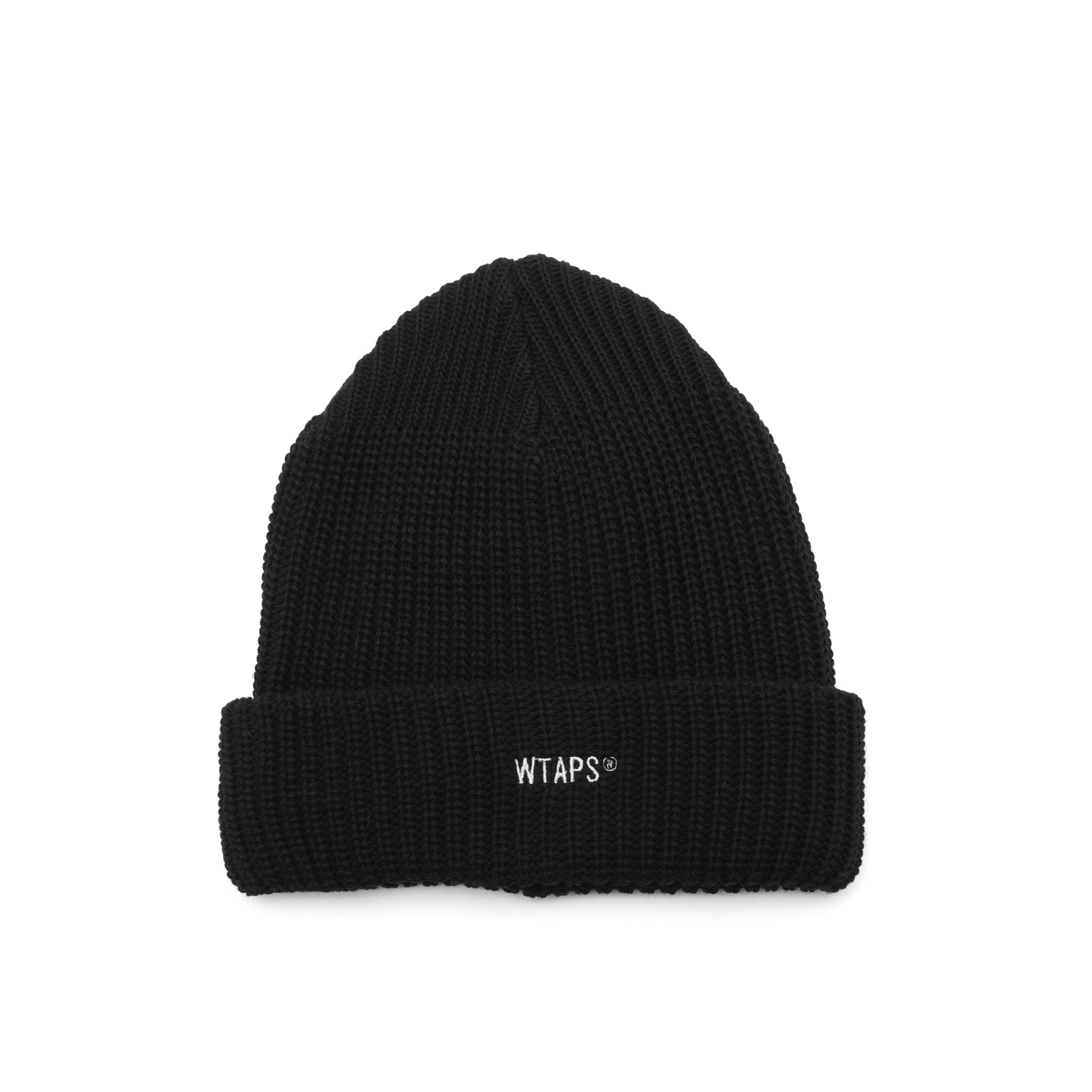 231MADT-HT02] WTAPS Beanie 02 (Black) – The Darkside Initiative