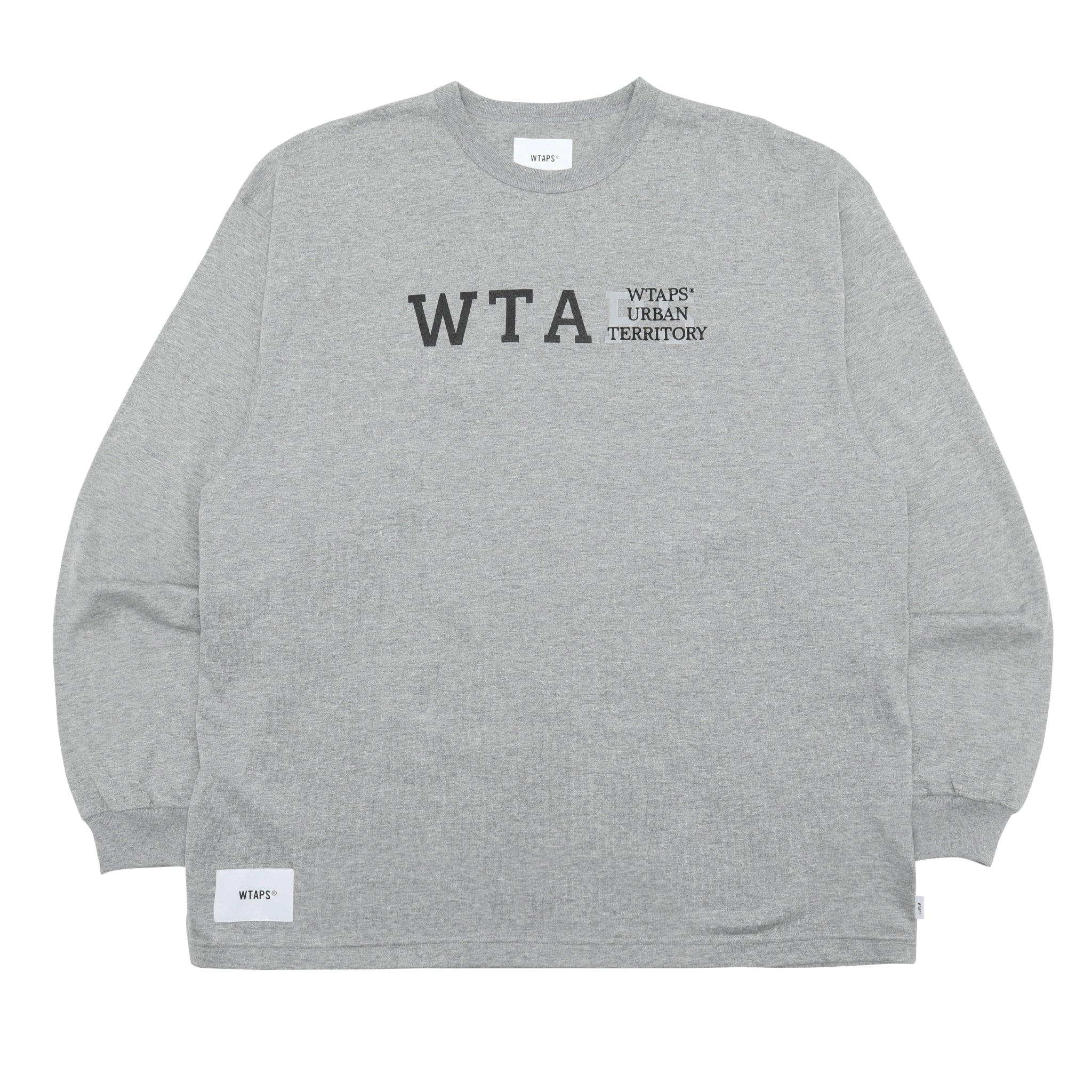 WTAPS Design 01 L/S T-Shirt Ash Gray