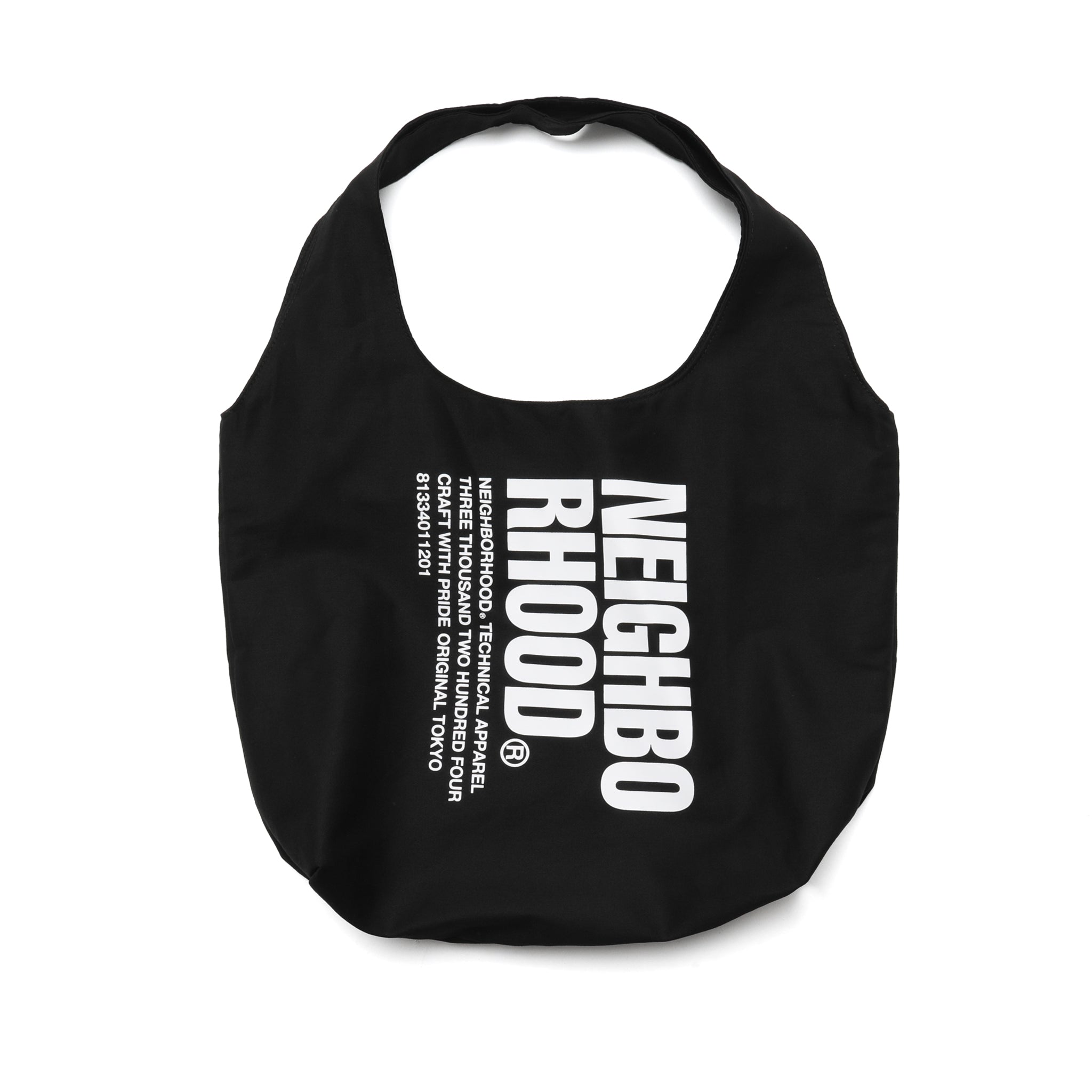 231MYNH-CG01] Neighborhood ID Tote Bag-M (Black) – The Darkside