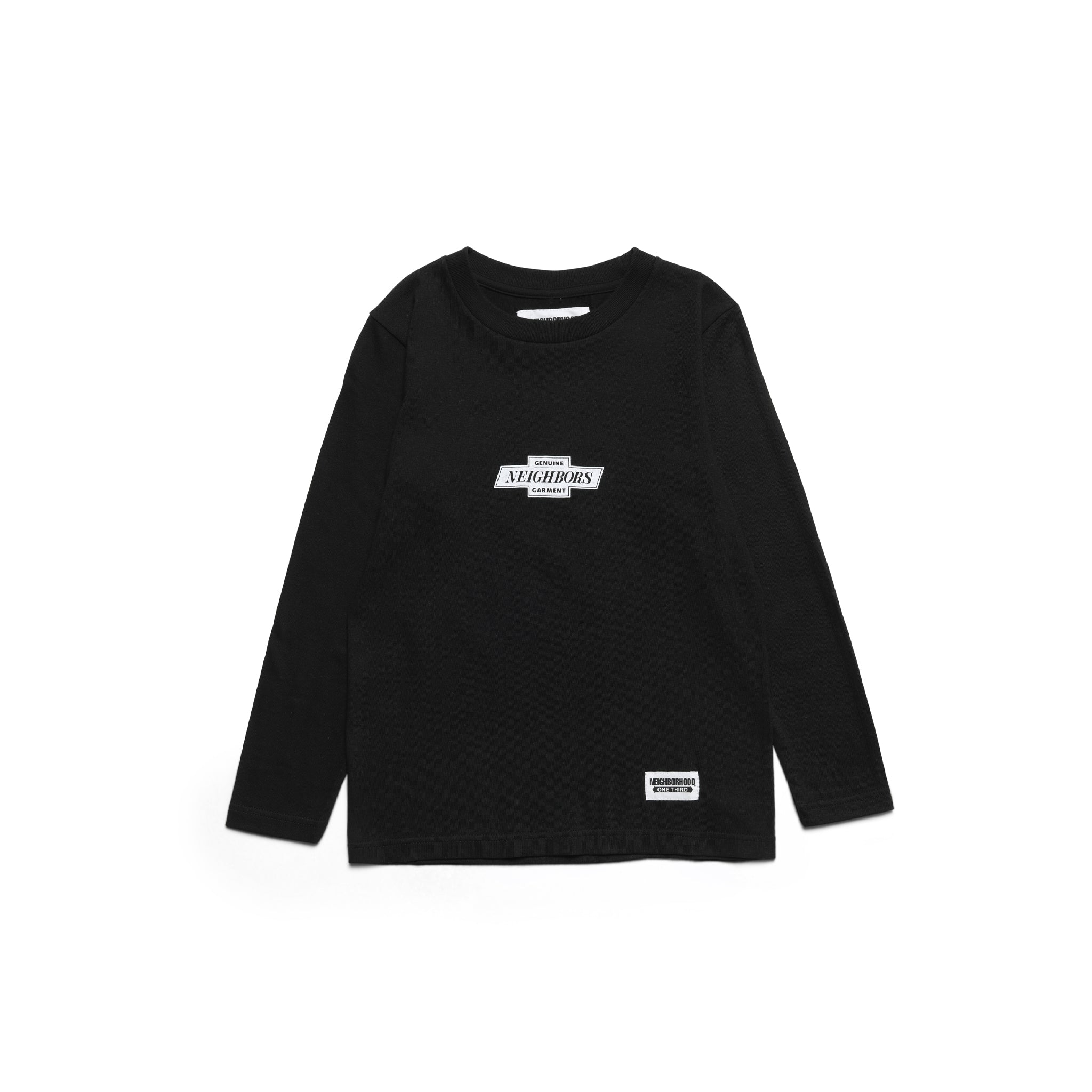 Neighborhood One Third OT Tee-3 L/S T-Shirt Black