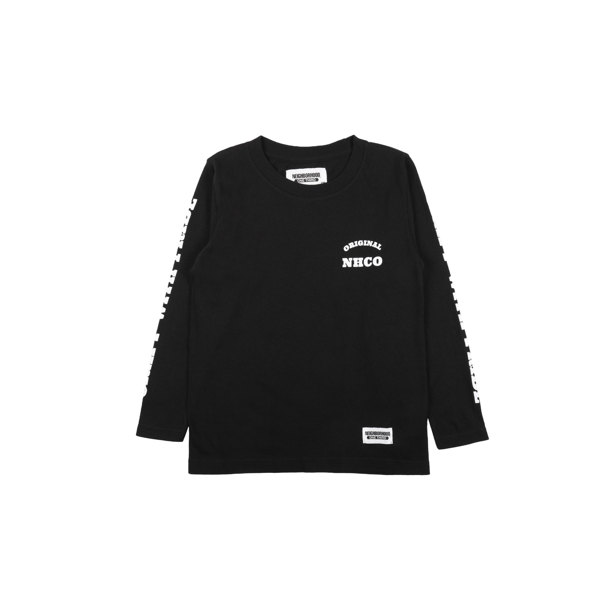 Neighborhood One Third OT L/S T-Shirt-2 Black