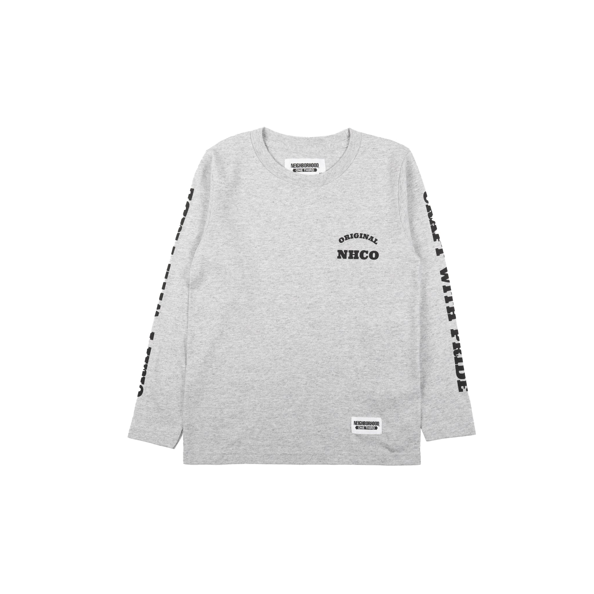 Neighborhood One Third OT L/S T-Shirt-2 Gray