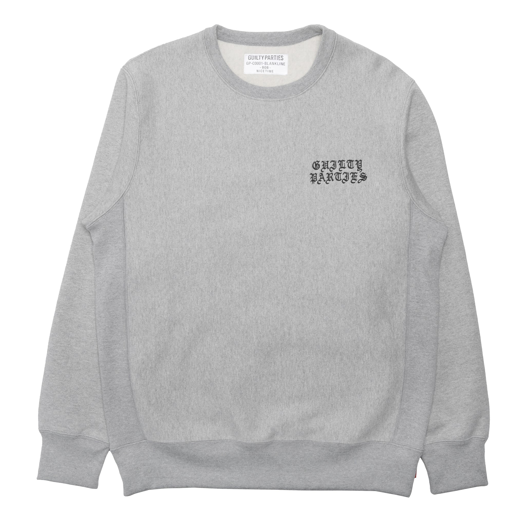 Wacko Maria Heavyweight Crewneck Sweater Type-1 Gray