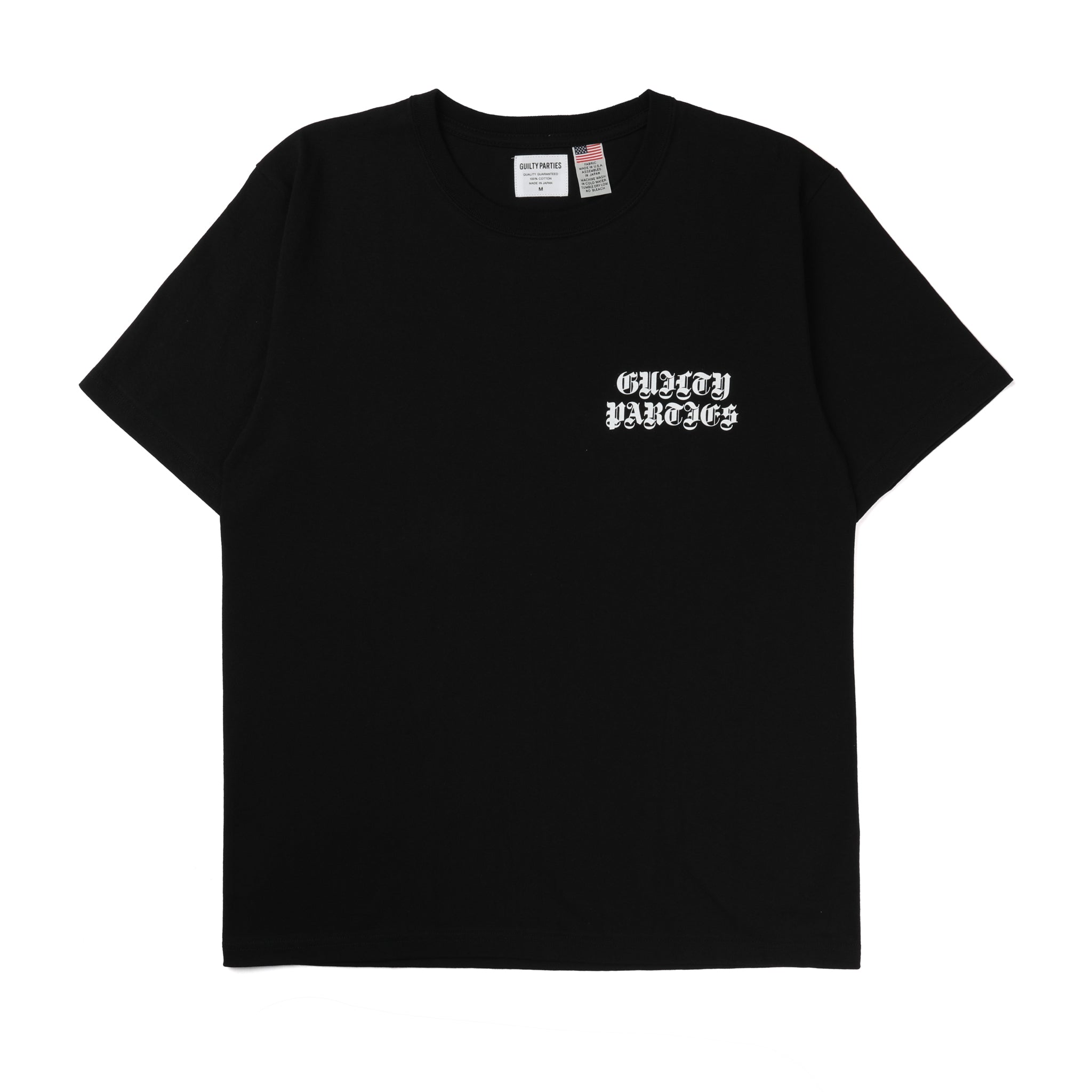 22FW-WMT-OT03] Wacko Maria Type-e USA Body Crewneck T-Shirt (Black