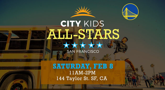 City Kids All-Stars Basketball Fest sponsored by The Darkside Initiative, The Golden State Warriors, Hoopbus, and more.