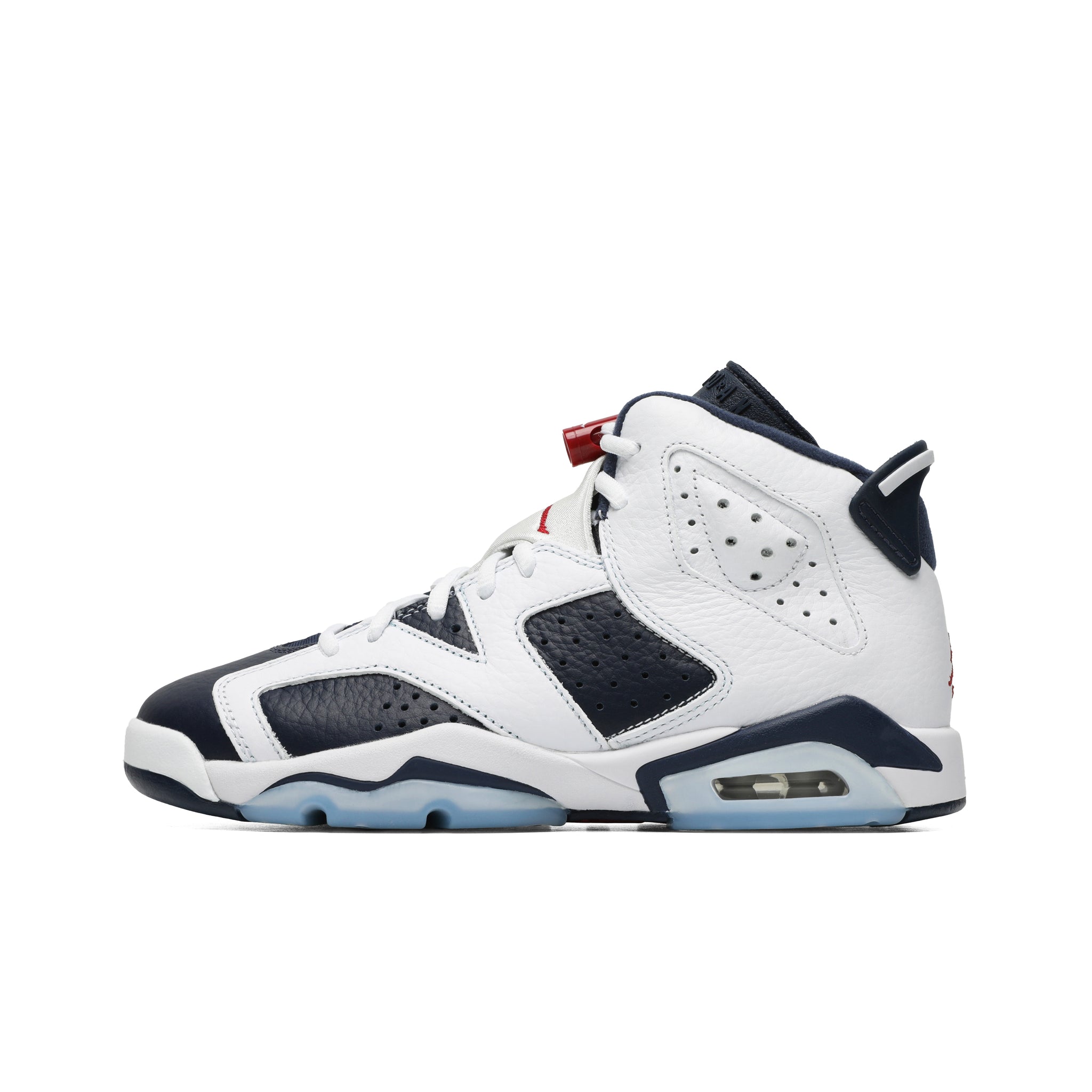 384665 164 Big Kids Air Jordan 6 Retro White Varsity Red Midnight Navy The Darkside Initiative