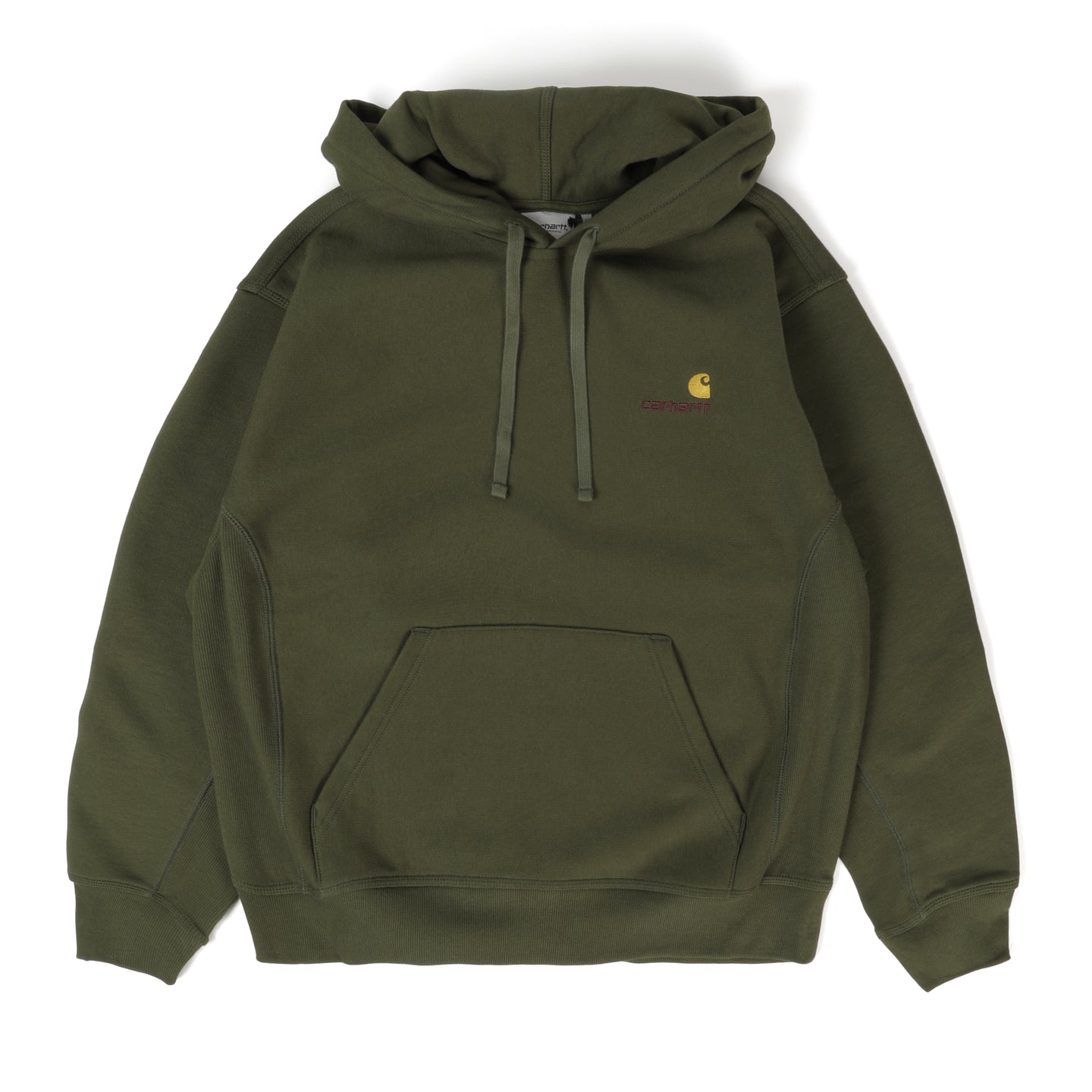 Carhartt WIP American Script Hoodie Tarragon