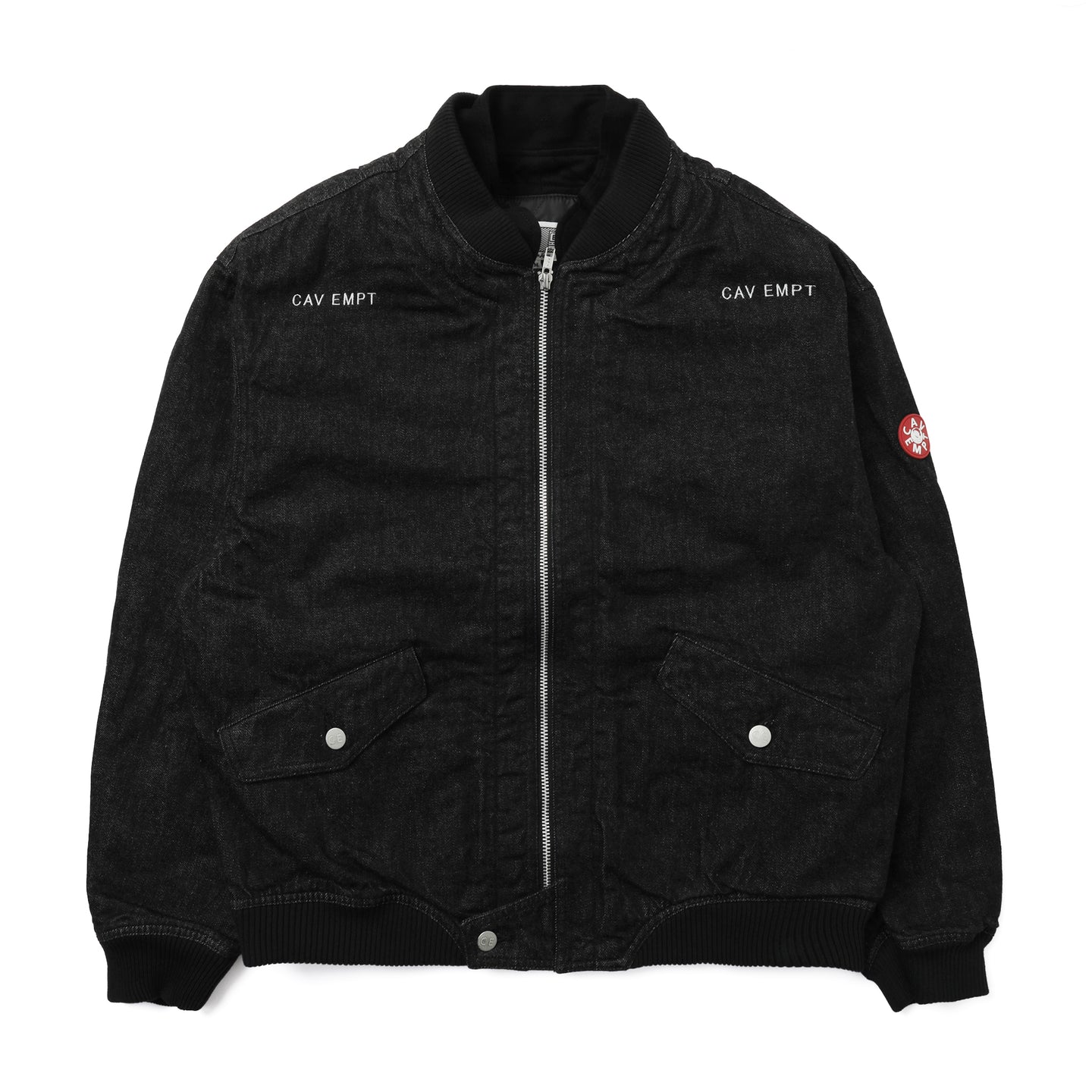 Cav Empt DBL Flap Zip Jacket Black