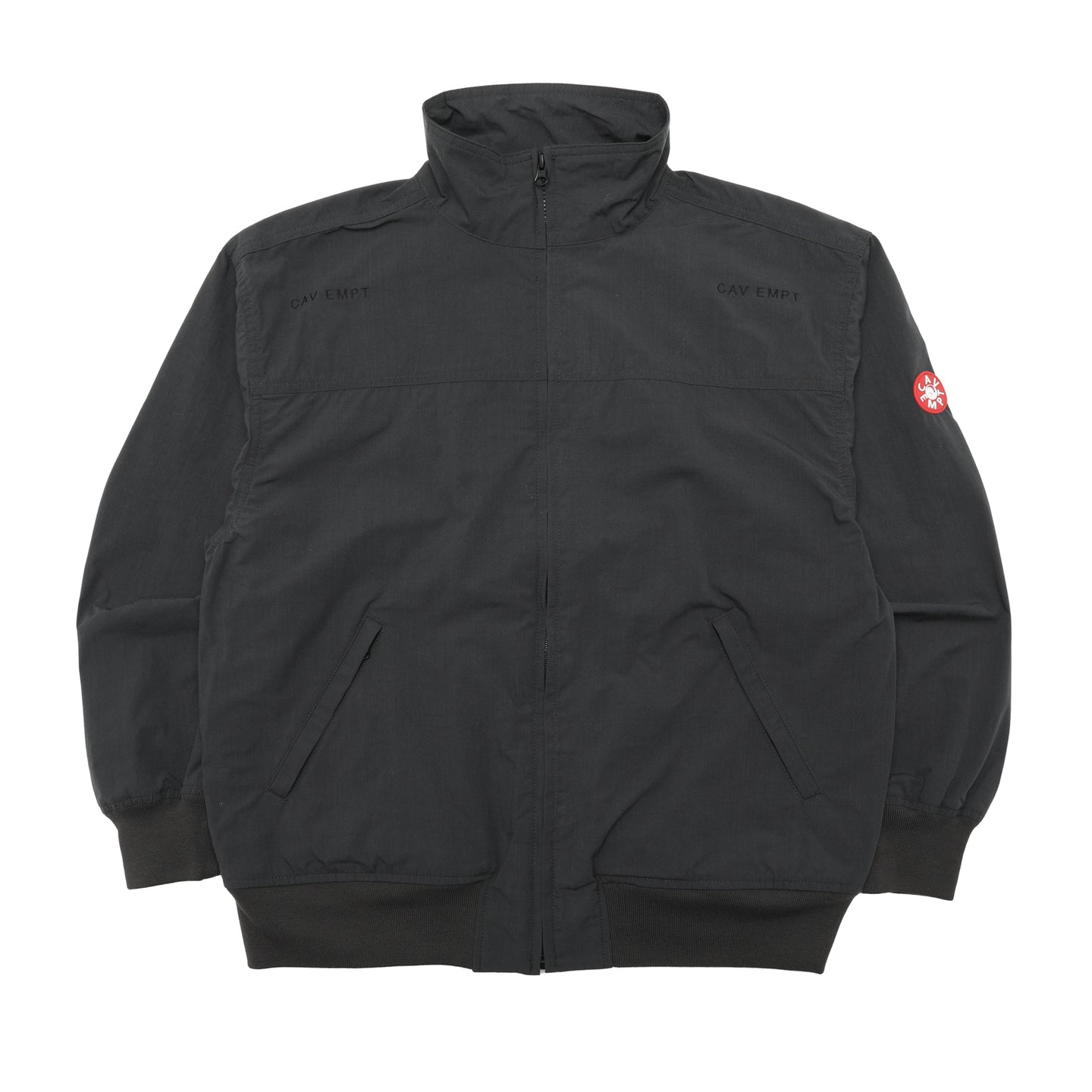 Cav Empt Stand Collar Zip Jacket Charcoal