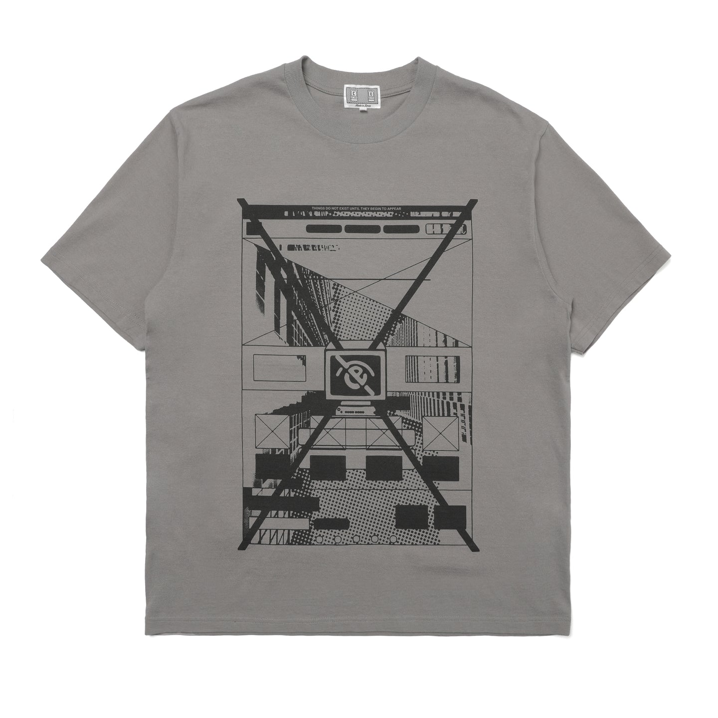 Cav Empt MD Content Corrected T-Shirt Charcoal