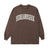 Hide and Seek College Logo L/S T-Shirt Brown