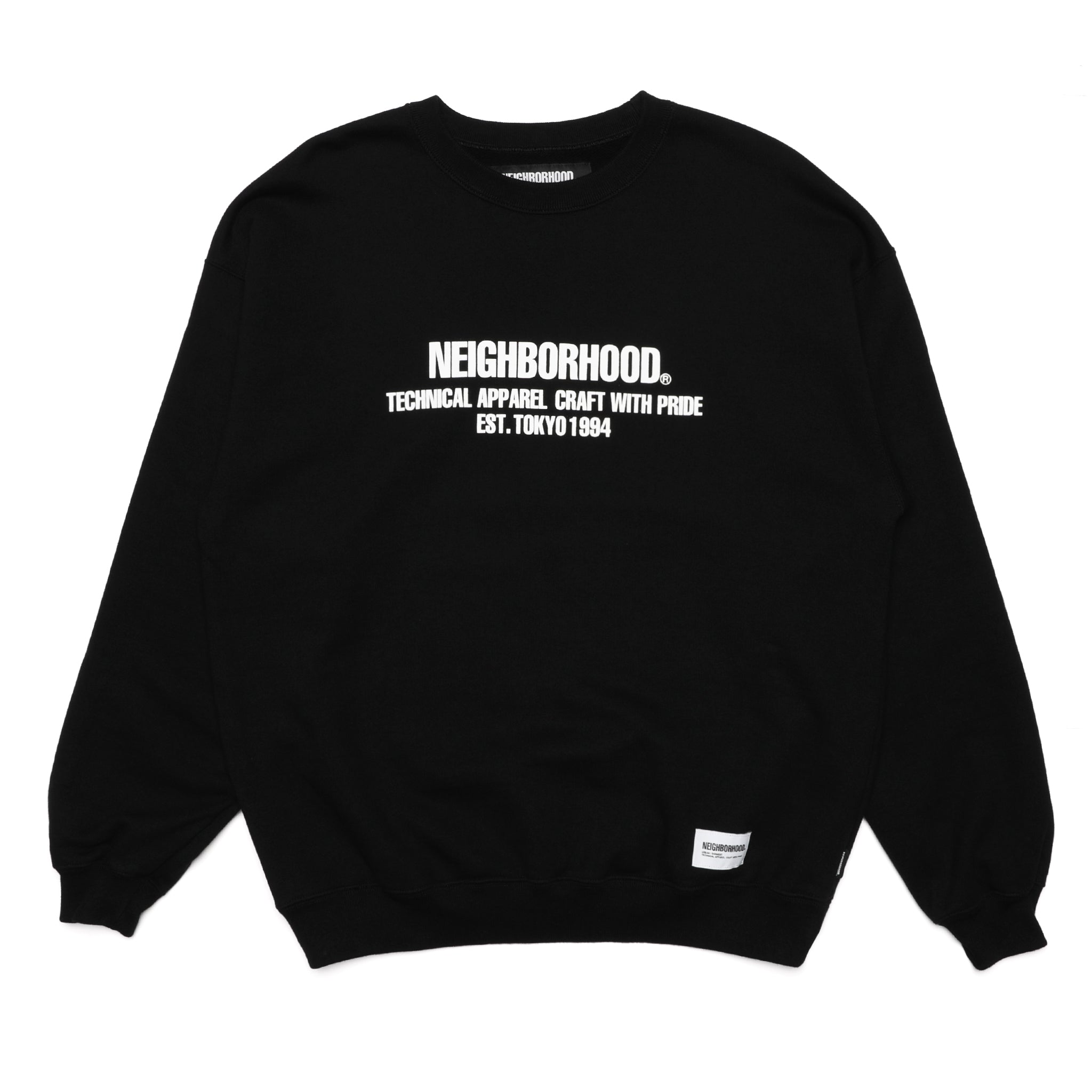 [232UWNH-CSM02] Neighborhood Classic Crewneck Sweater (Black) – The ...