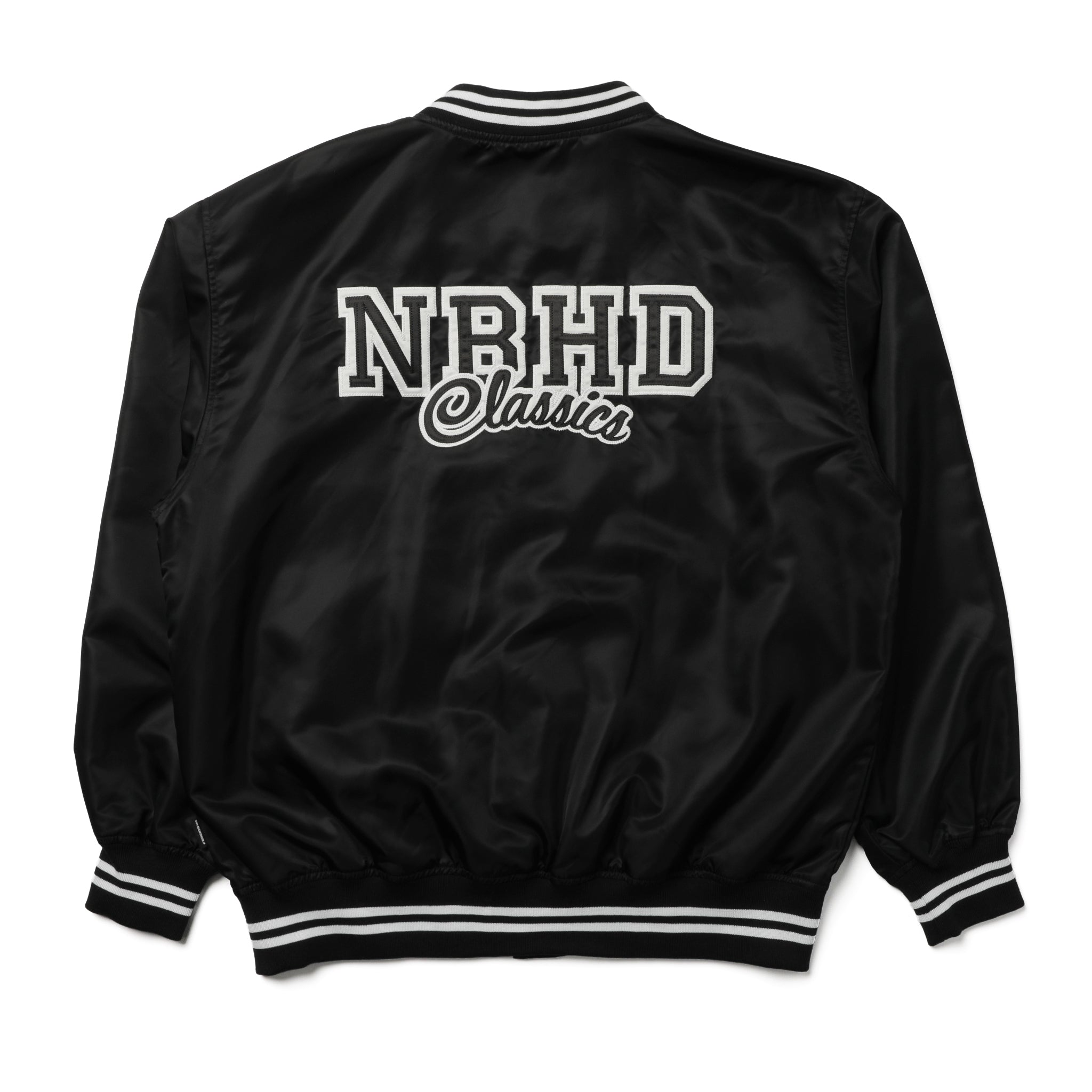 Neighborhood Baseball Jacket Black