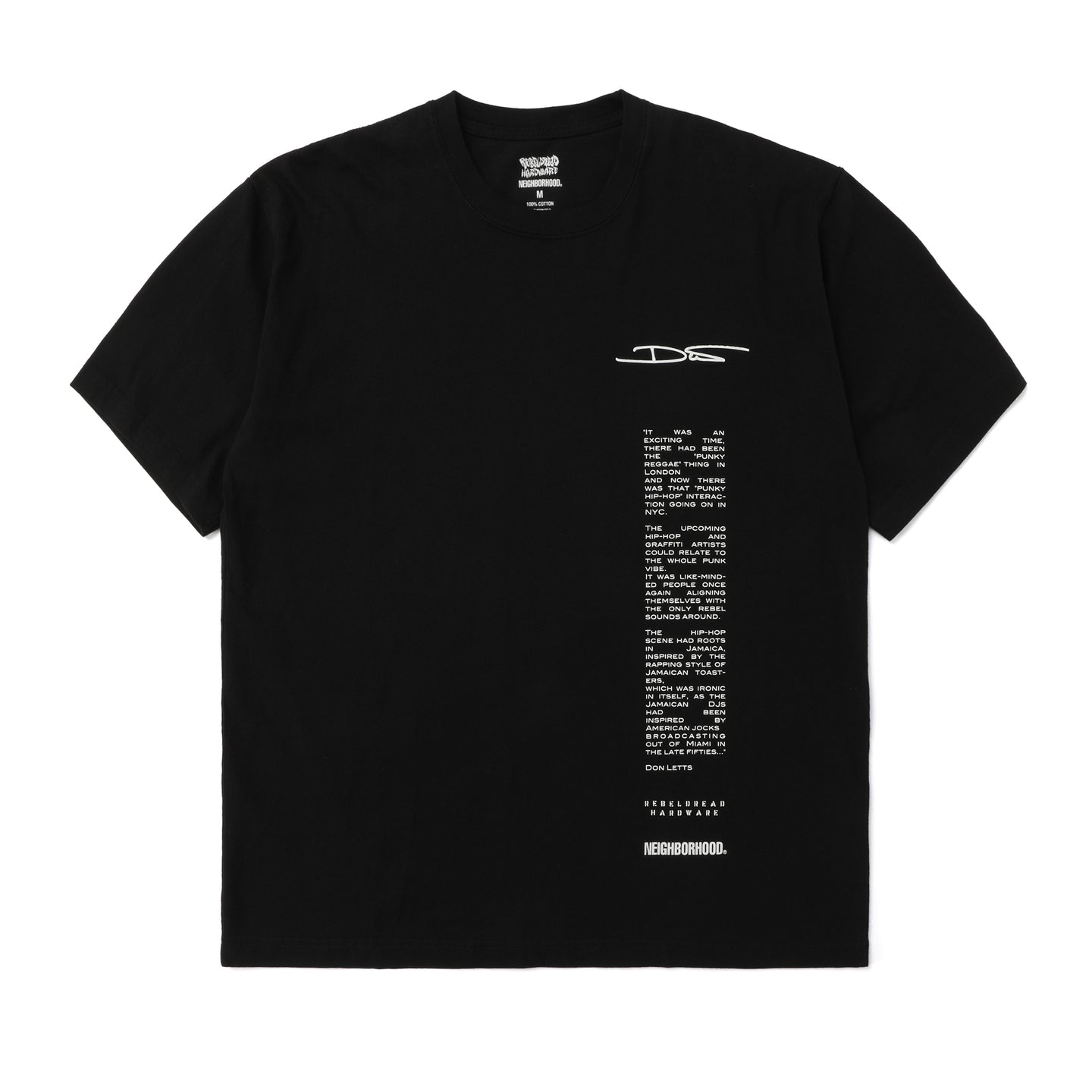 Neighborhood NH x Rebel Dread Hardware Tee SS-2 Black