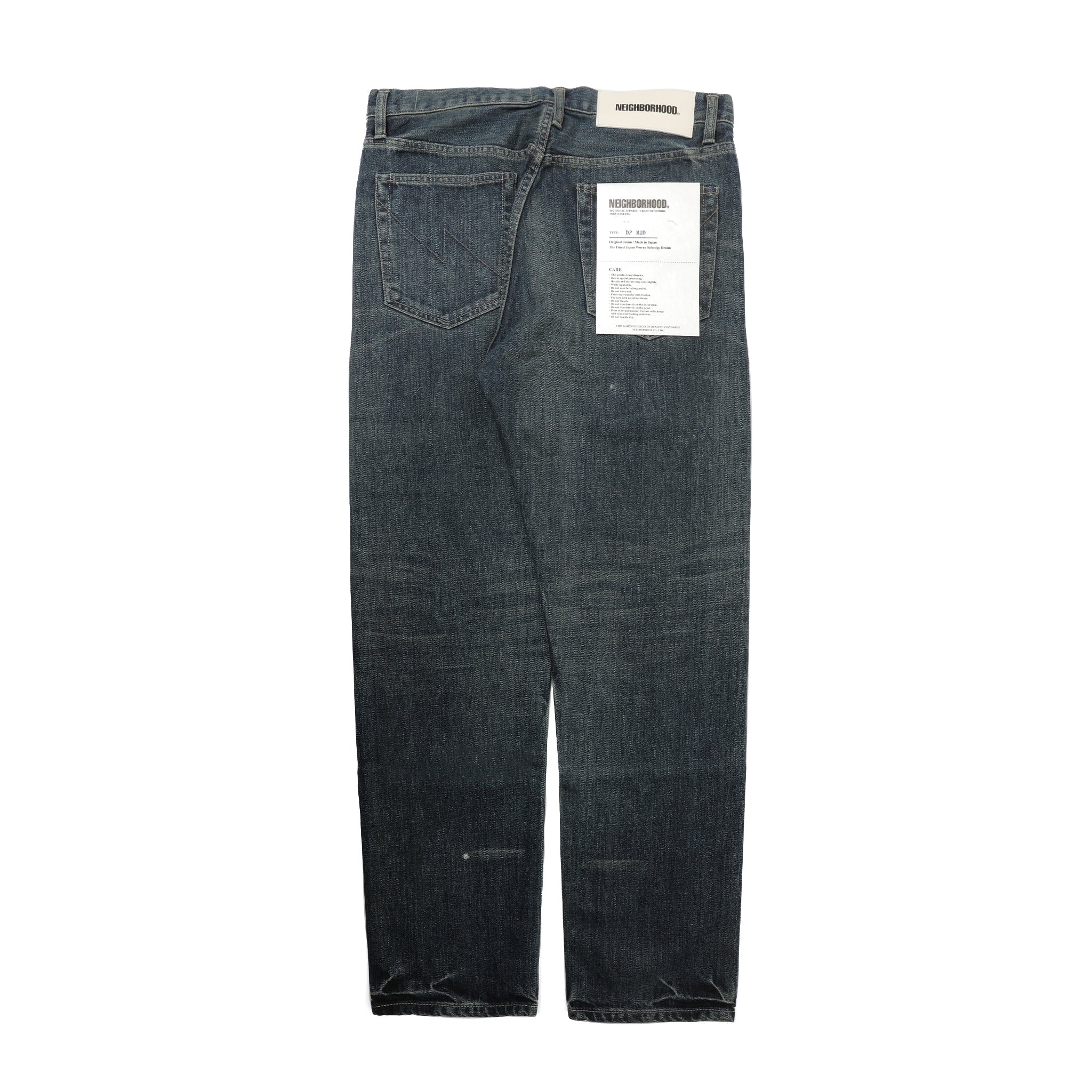 242XBNH-PTM06] Neighborhood Washed Denim DP Mid Pant (Indigo) – The  Darkside Initiative