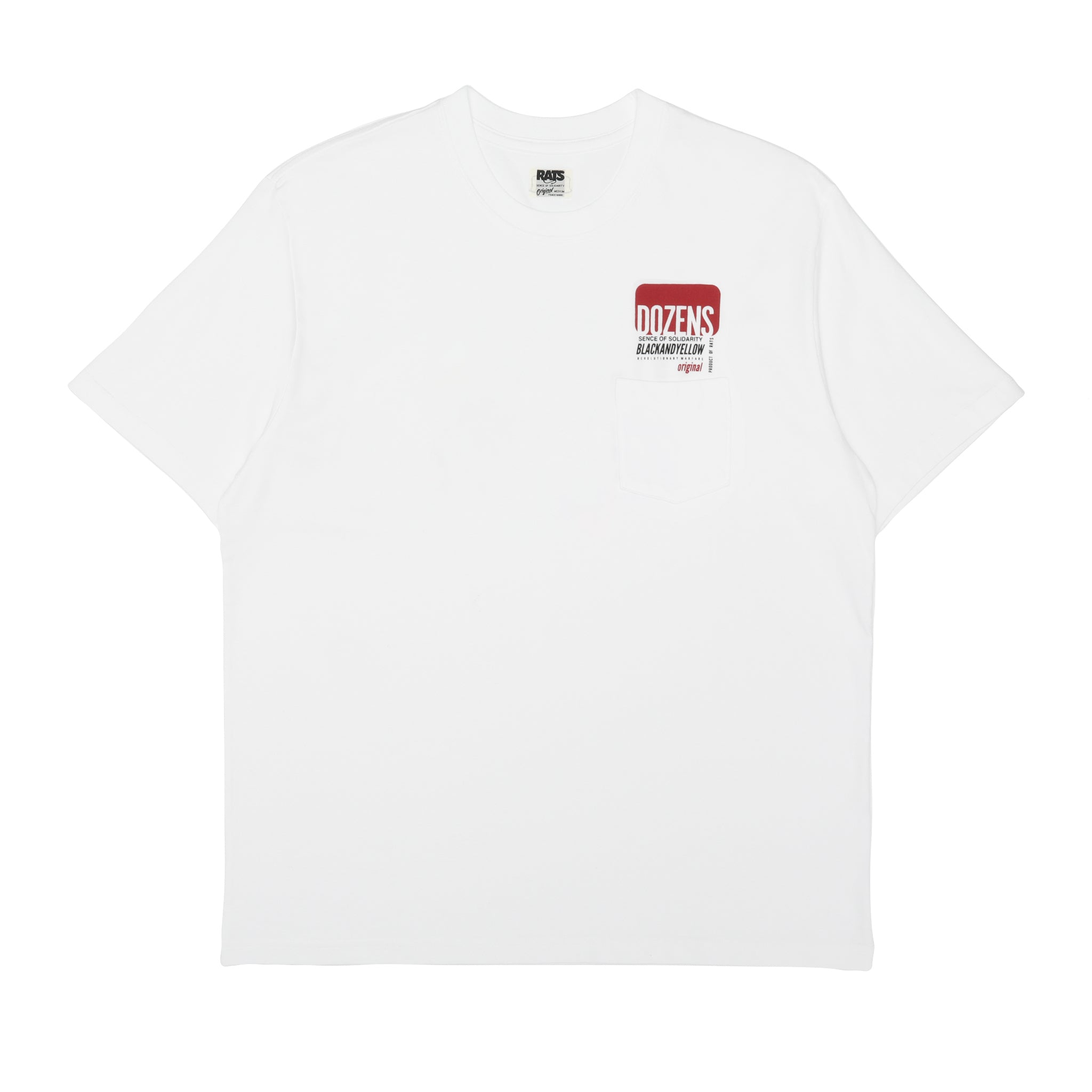 Rats Color Tag T-Shirt White