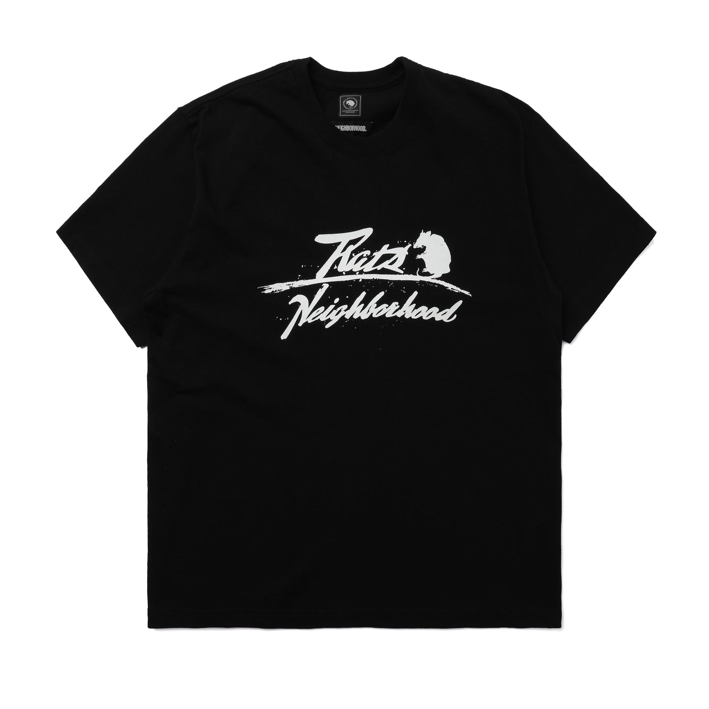 Rats x Neighborhood Tee Black