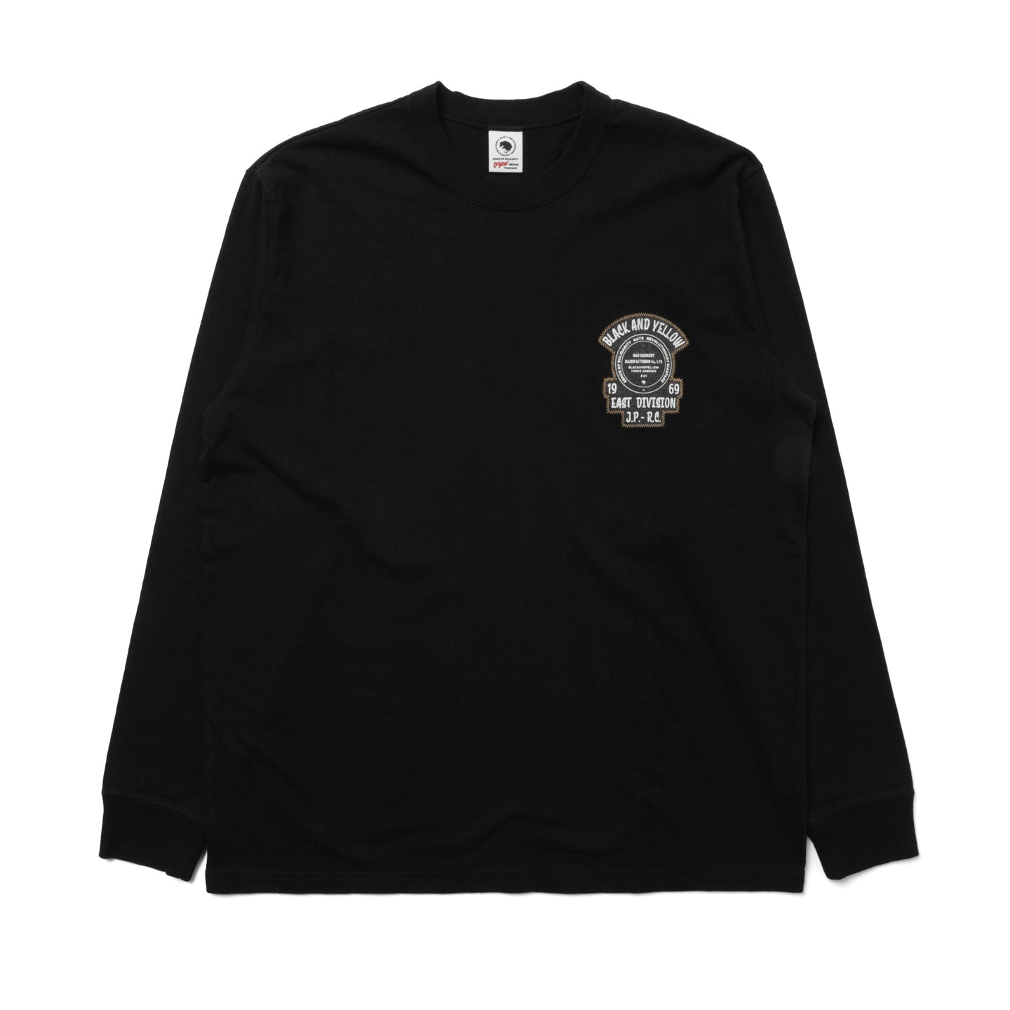 Rats Emblem Logo L/S Tee Black