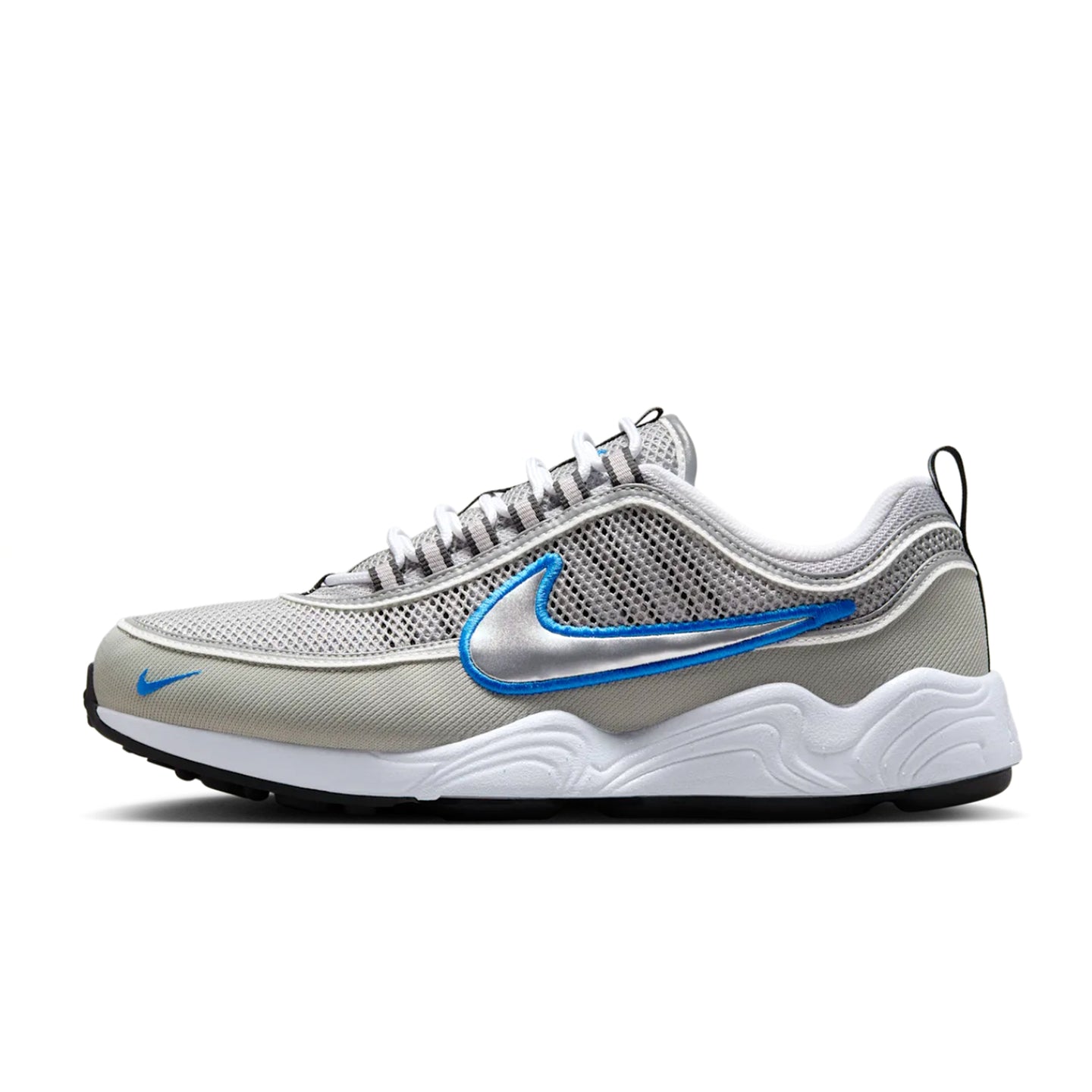 Nike Air Zoom Spiridon ‘Metallic Silver Signal Blue’