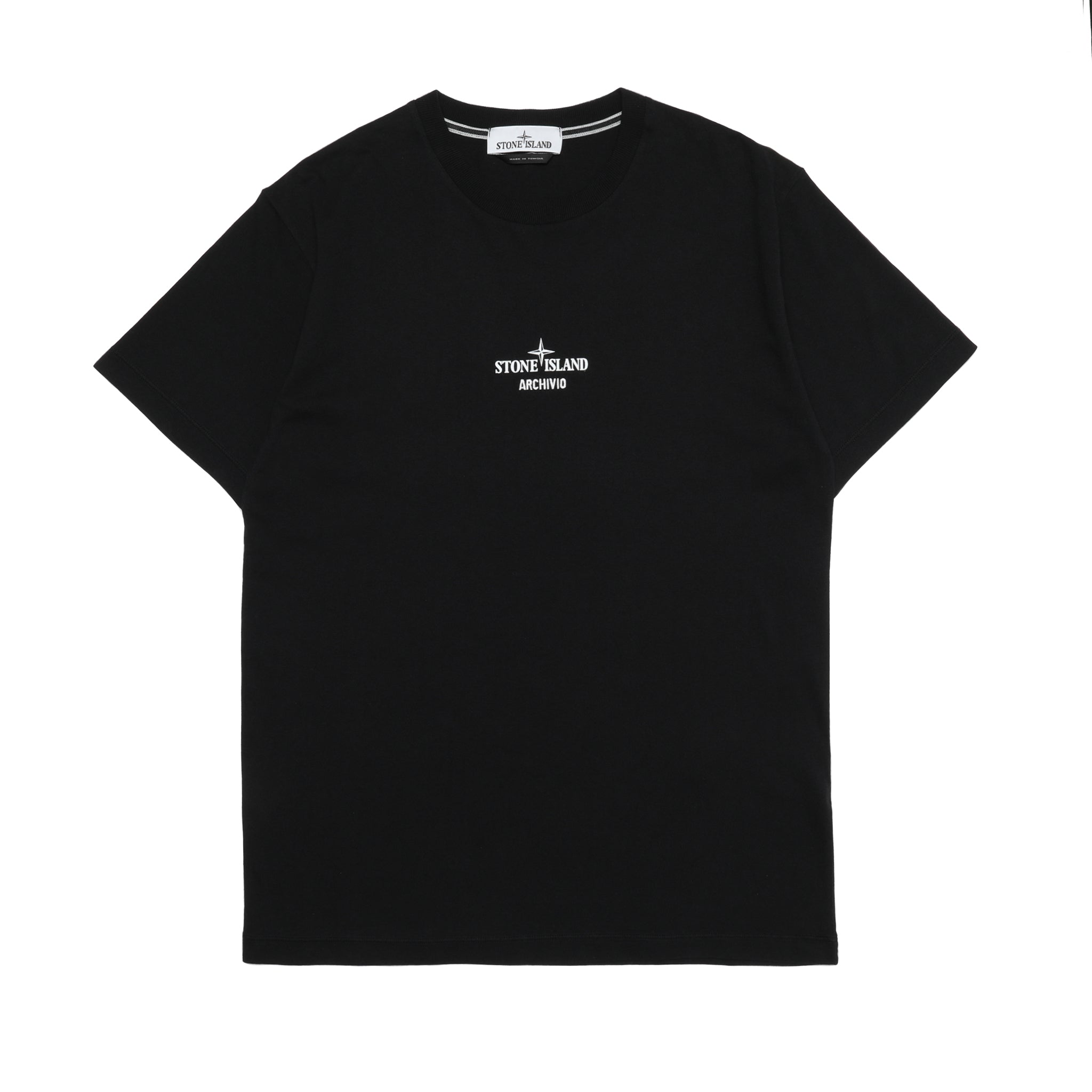 [2NS91_V0029] Stone Island Archivio Project_Lino Watro T-Shirt (Black ...