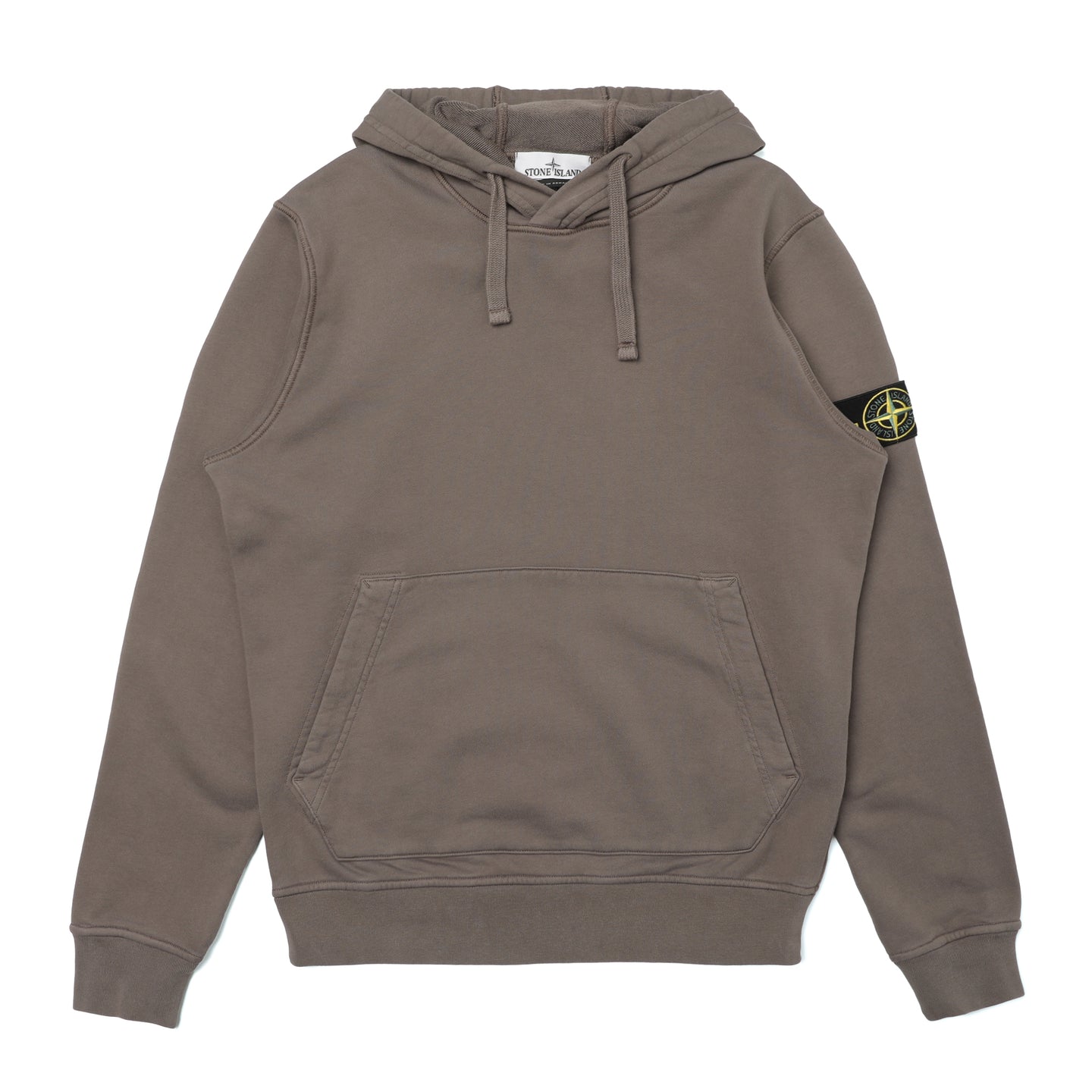 Stone Island Cotton Fleece Hooded Sweatshirt Walnut