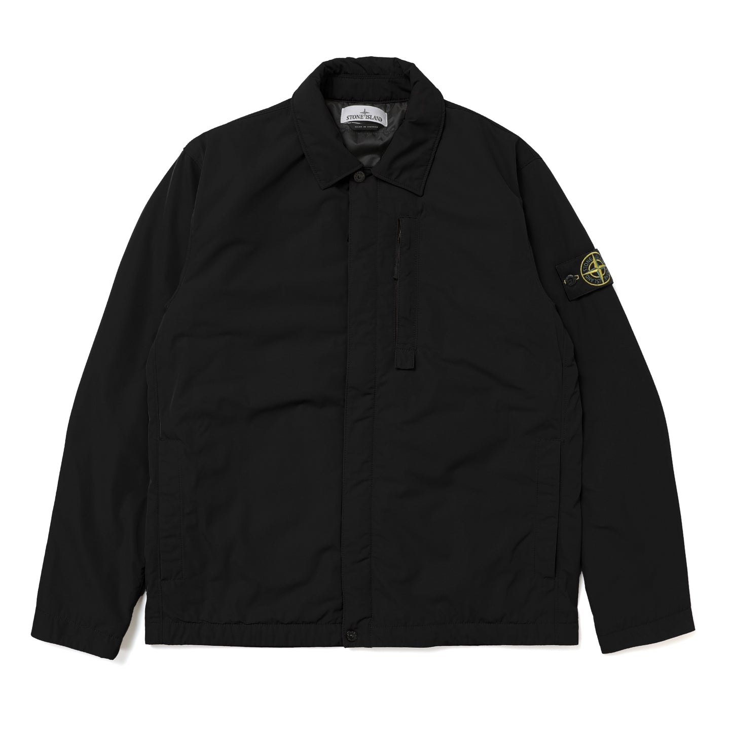 Stone Island Polyester Micro Twill Jacket Black