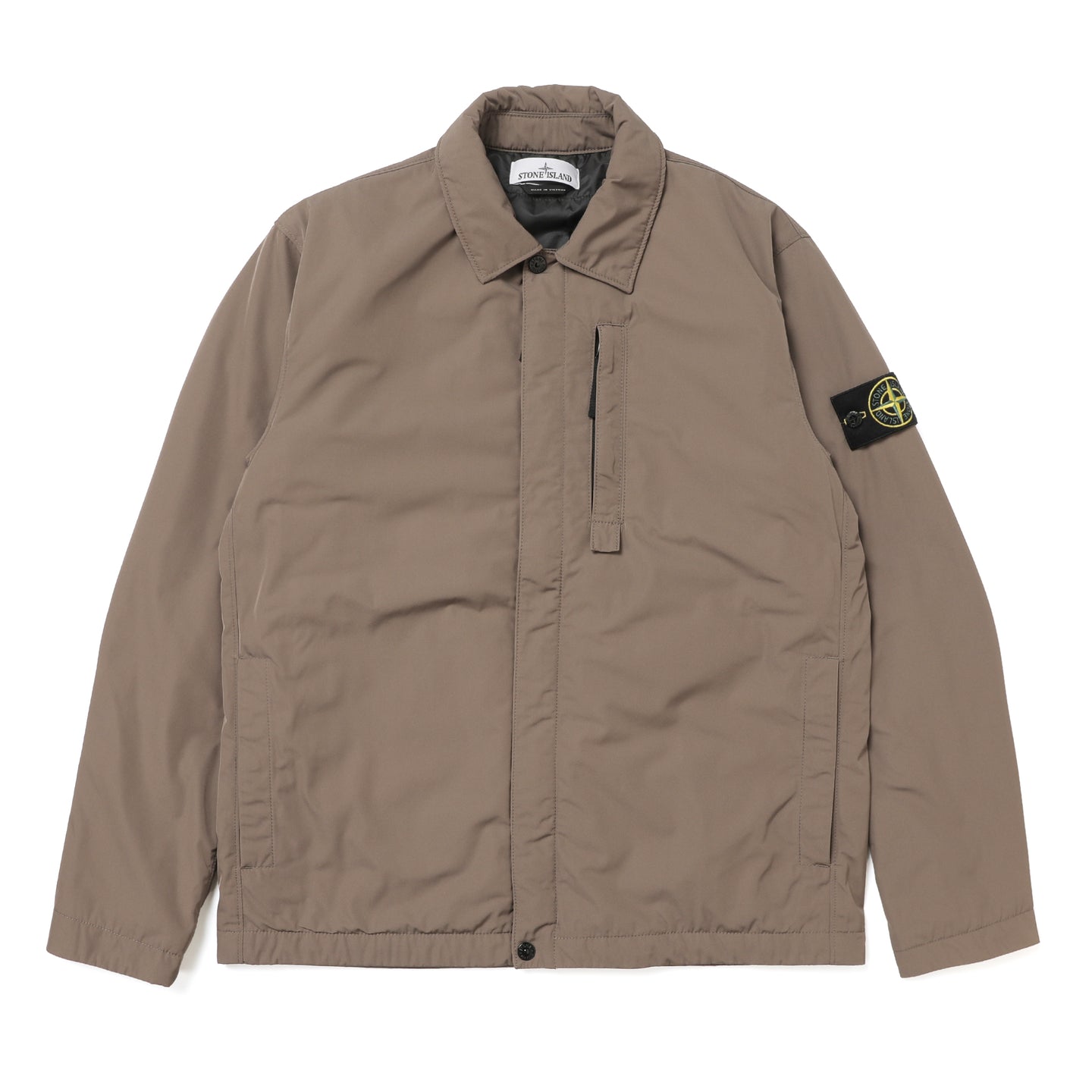 Stone Island Polyester Micro Twill Jacket Walnut