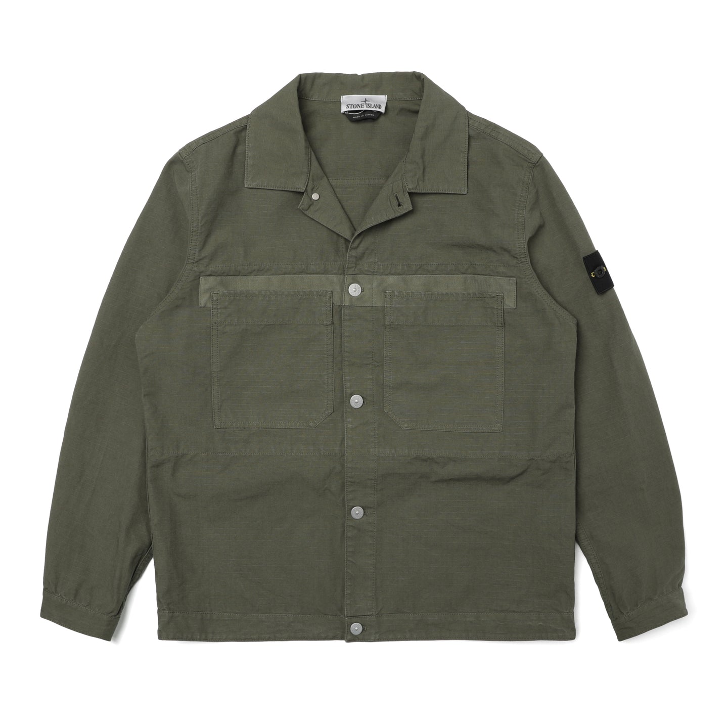 Stone Island Ripstop Overshirt Musk