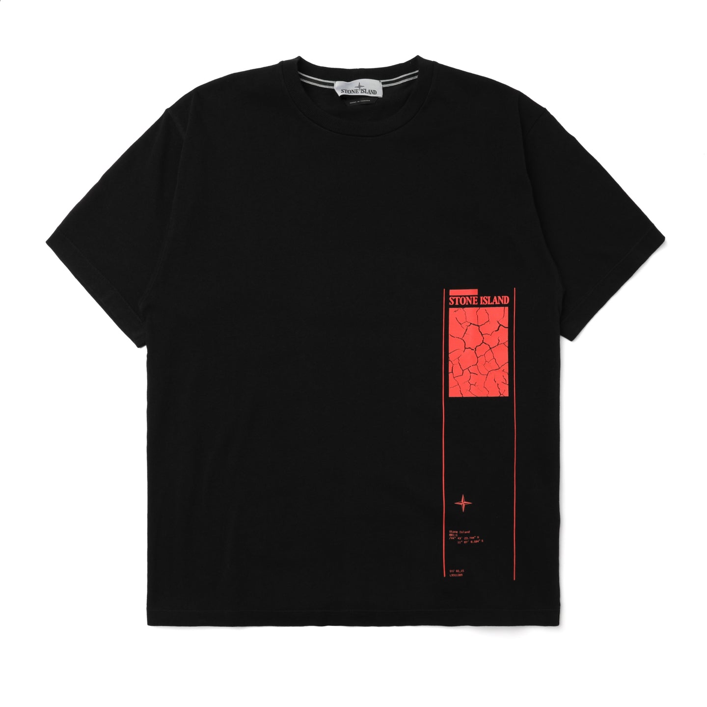 Stone Island 24/2 Organic Cotton Jersey T-Shirt Black