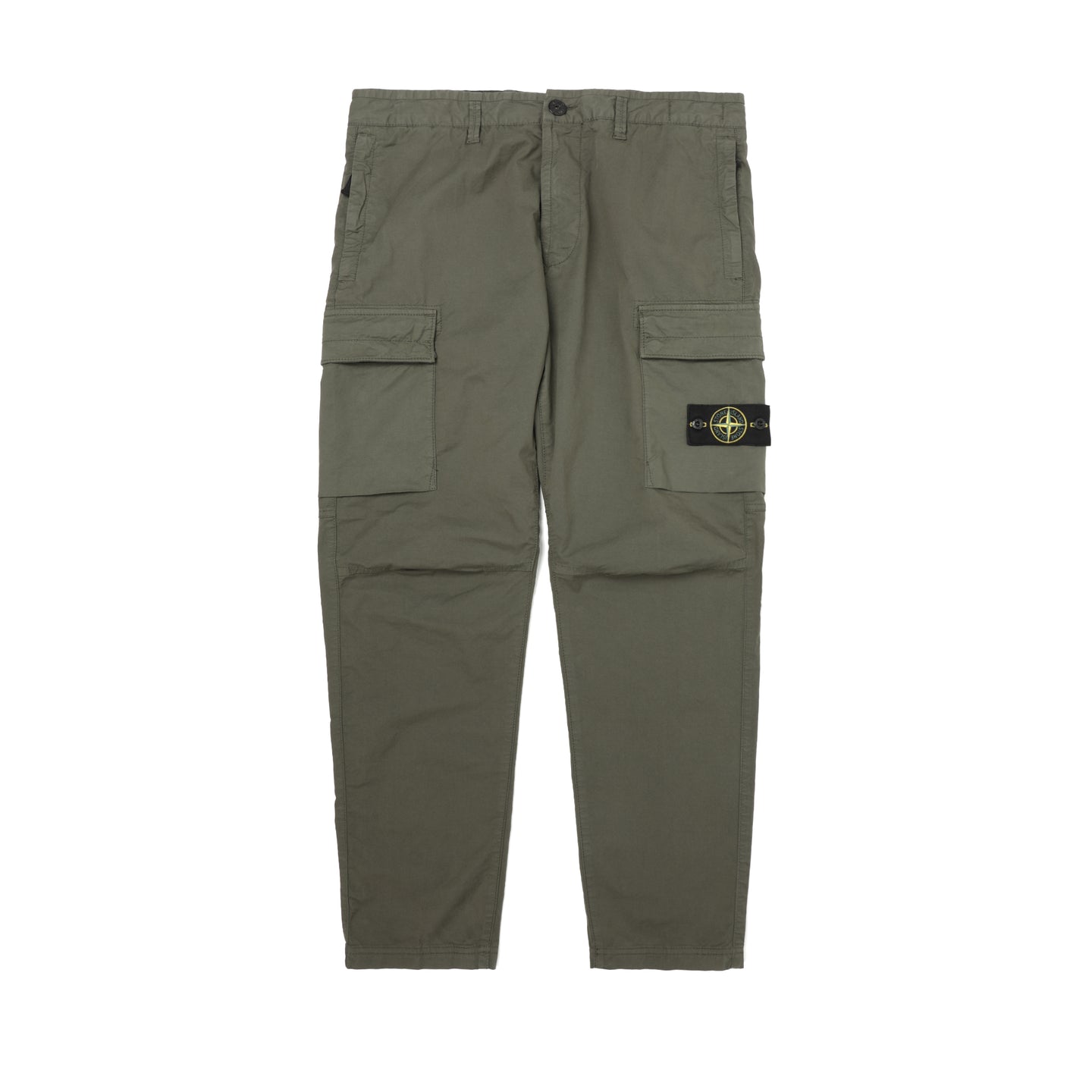 Stone Island Supima Cotton Twill Stretch-TC Garment Dyed Cargo Pants Musk