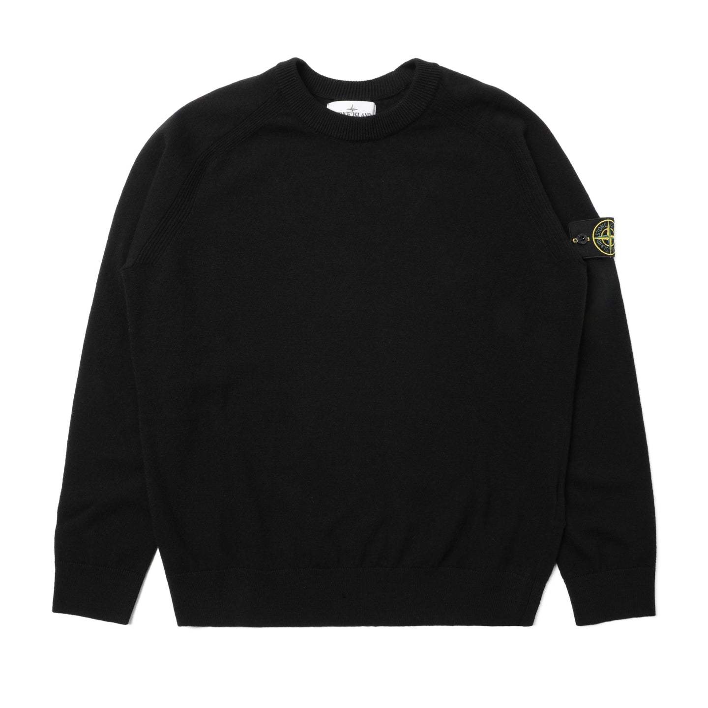 Stone Island Light GWS Geelong Wool Sweater Black