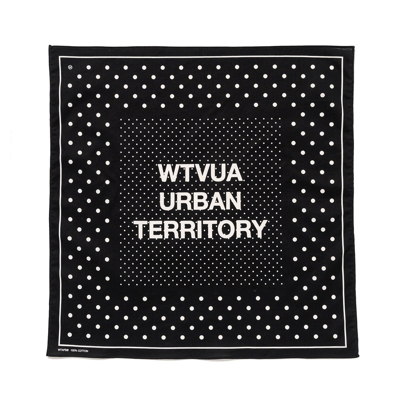 WTAPS Bandaria Bandana Black