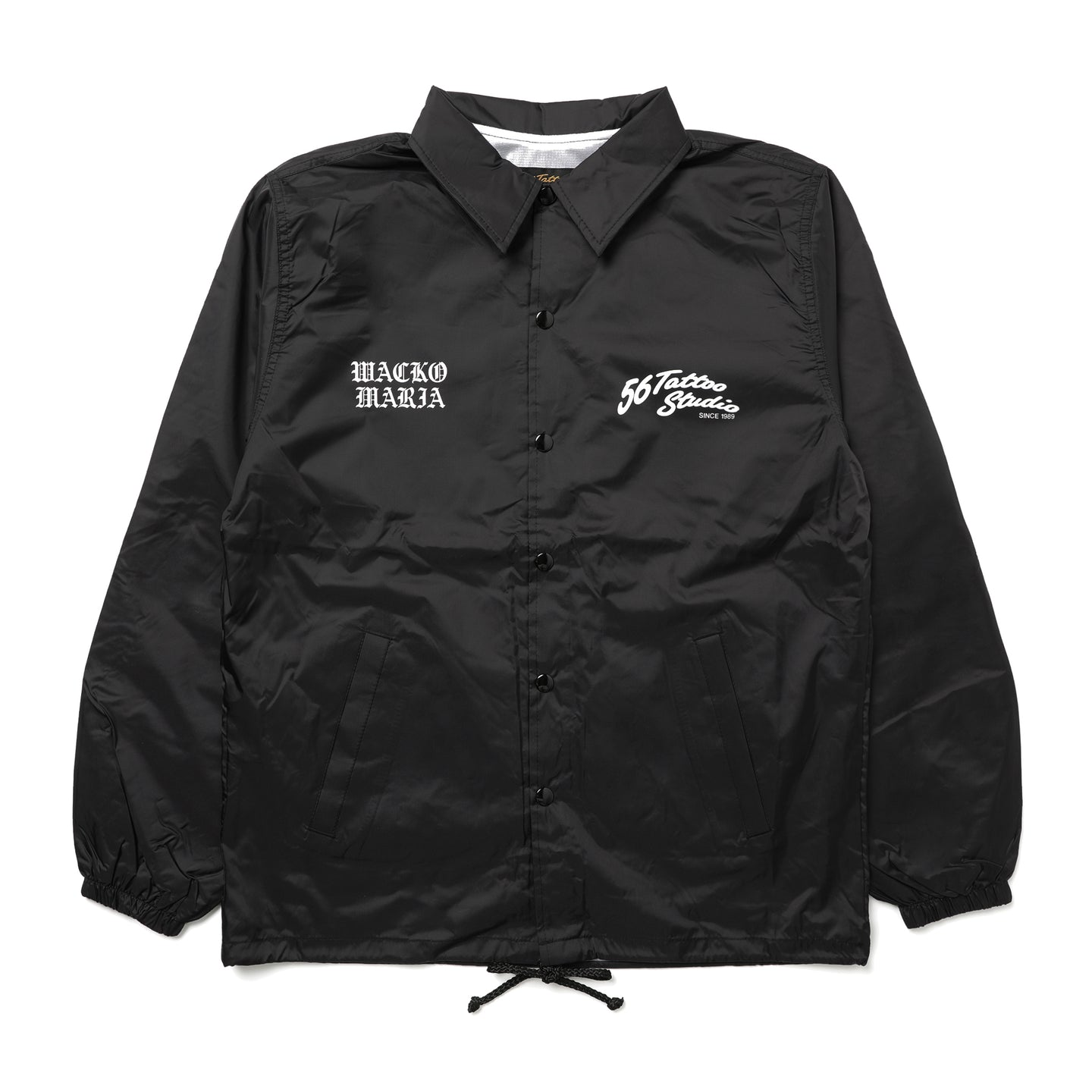 Wacko Maria x 56 Tattoo Studio Coach Jacket Black