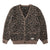 Wacko Maria Leopard Heavy Mohair Cardigan Brown