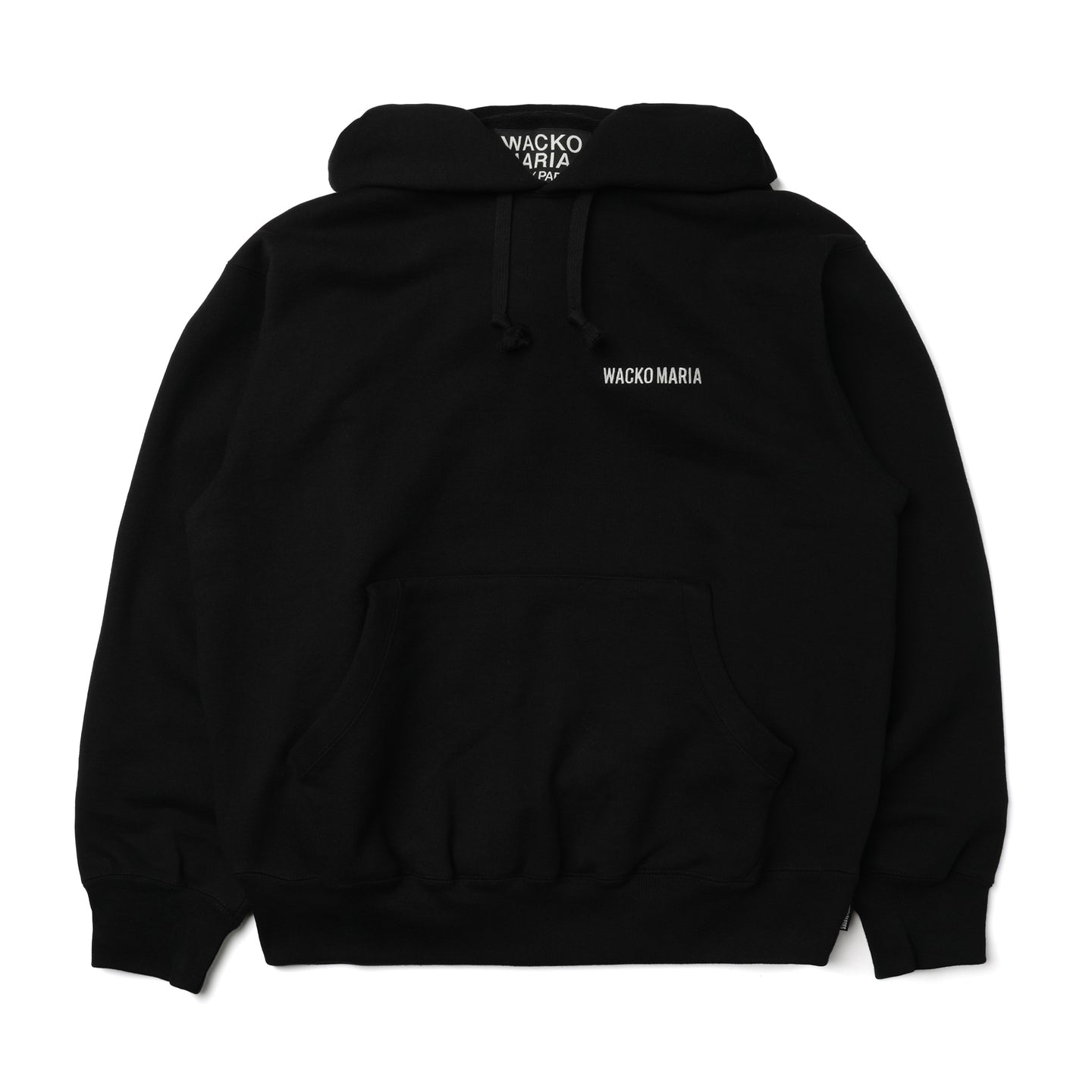 Wacko Maria Heavy Weight Pullover Hooded Sweatshirt Black