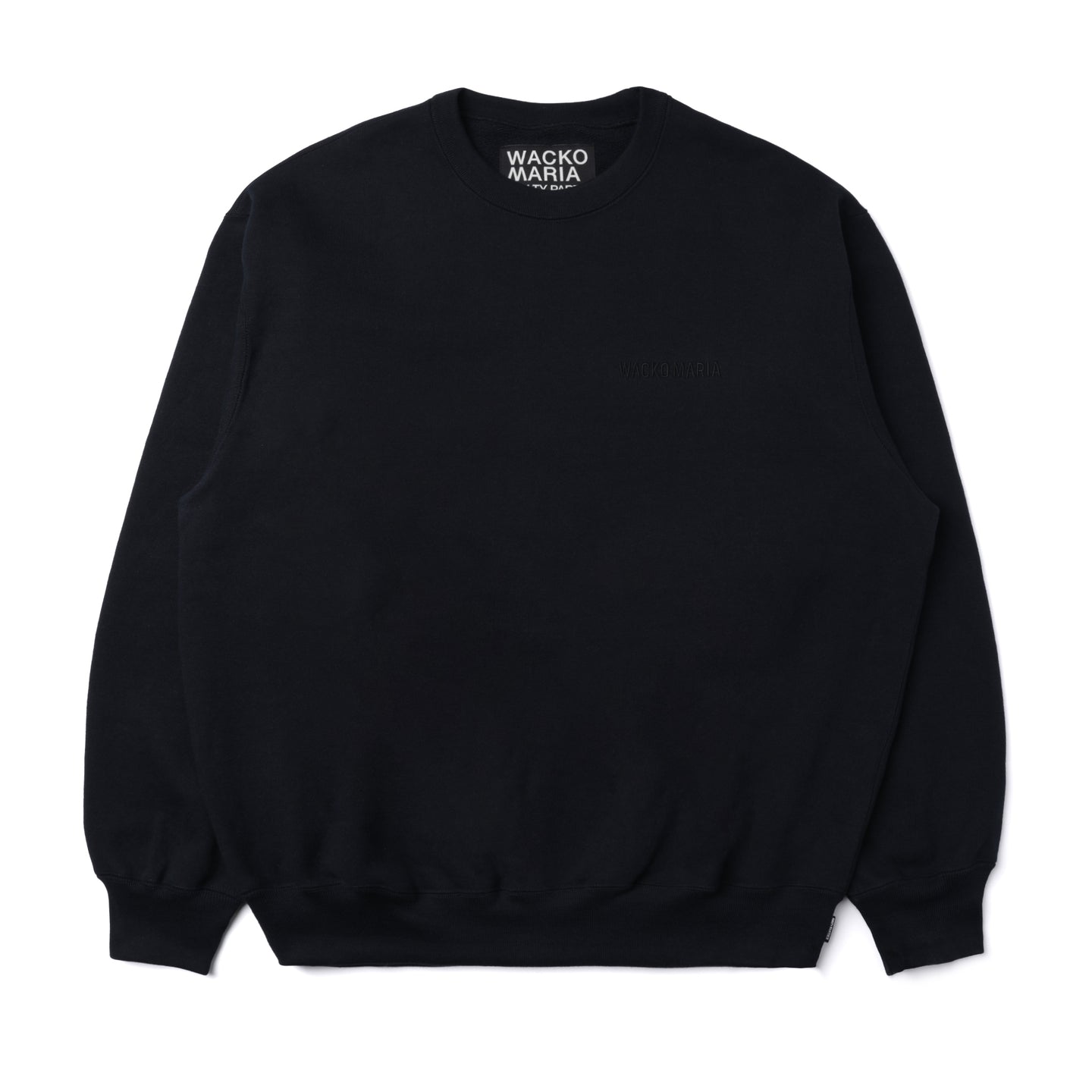 Wacko Maria Heavy Weight Crew Neck Sweatshirt Navy