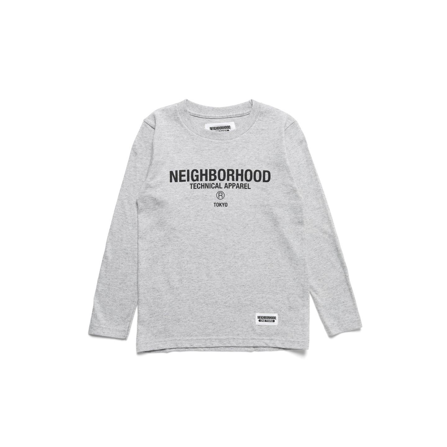 222LBOT-LT06] Neighborhood One Third OT Tee-6 L/S T-Shirt (Gray