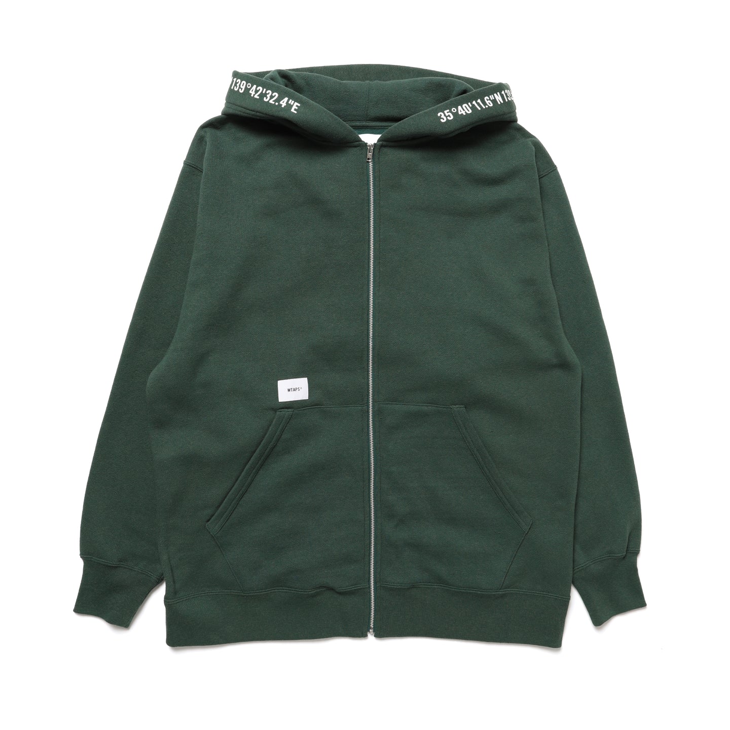 WTAPS X3.0 ZIP HOODY GREEN L-