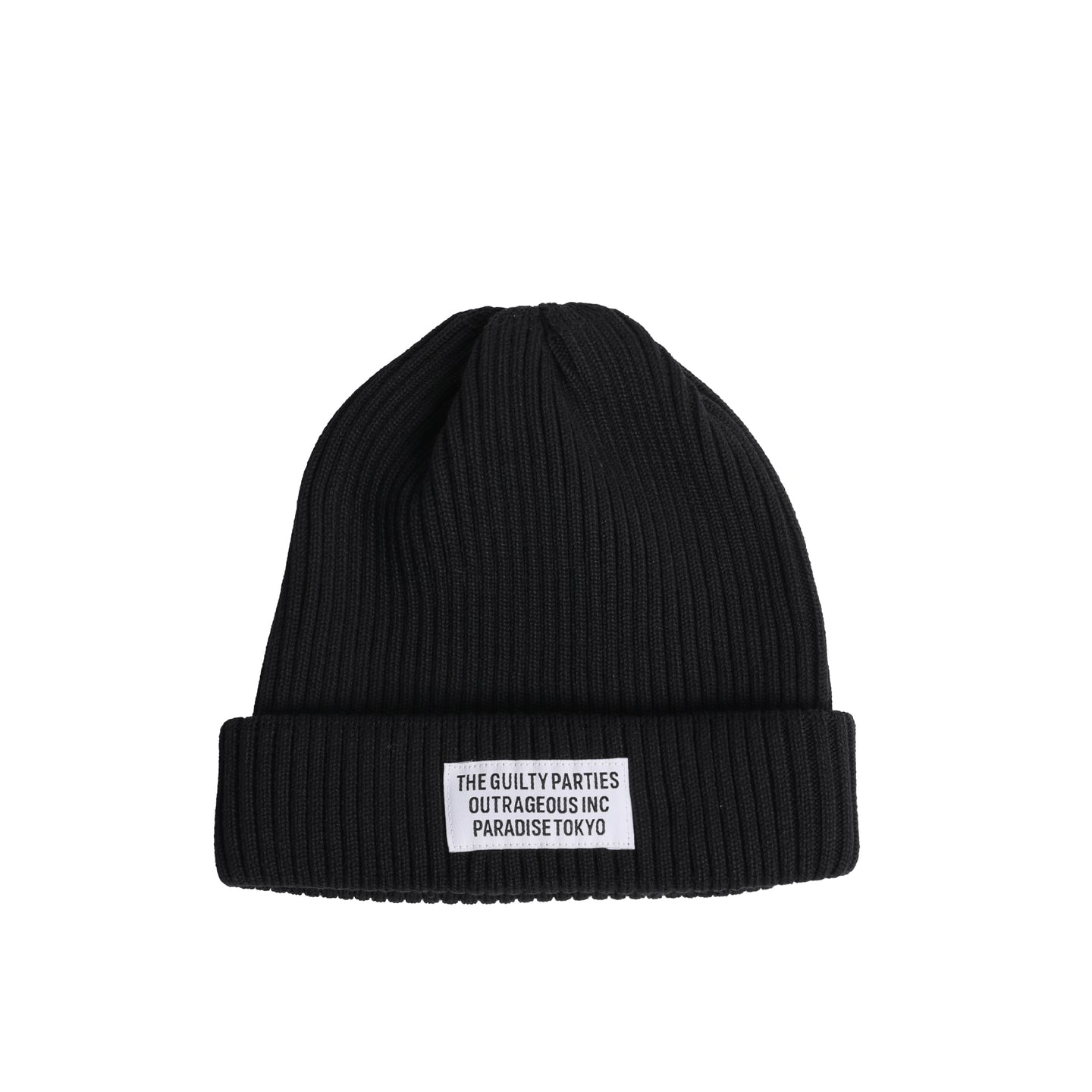 22SS-WMA-CP04] Wacko Maria Knit Watch Cap Type-2 (Black) – The