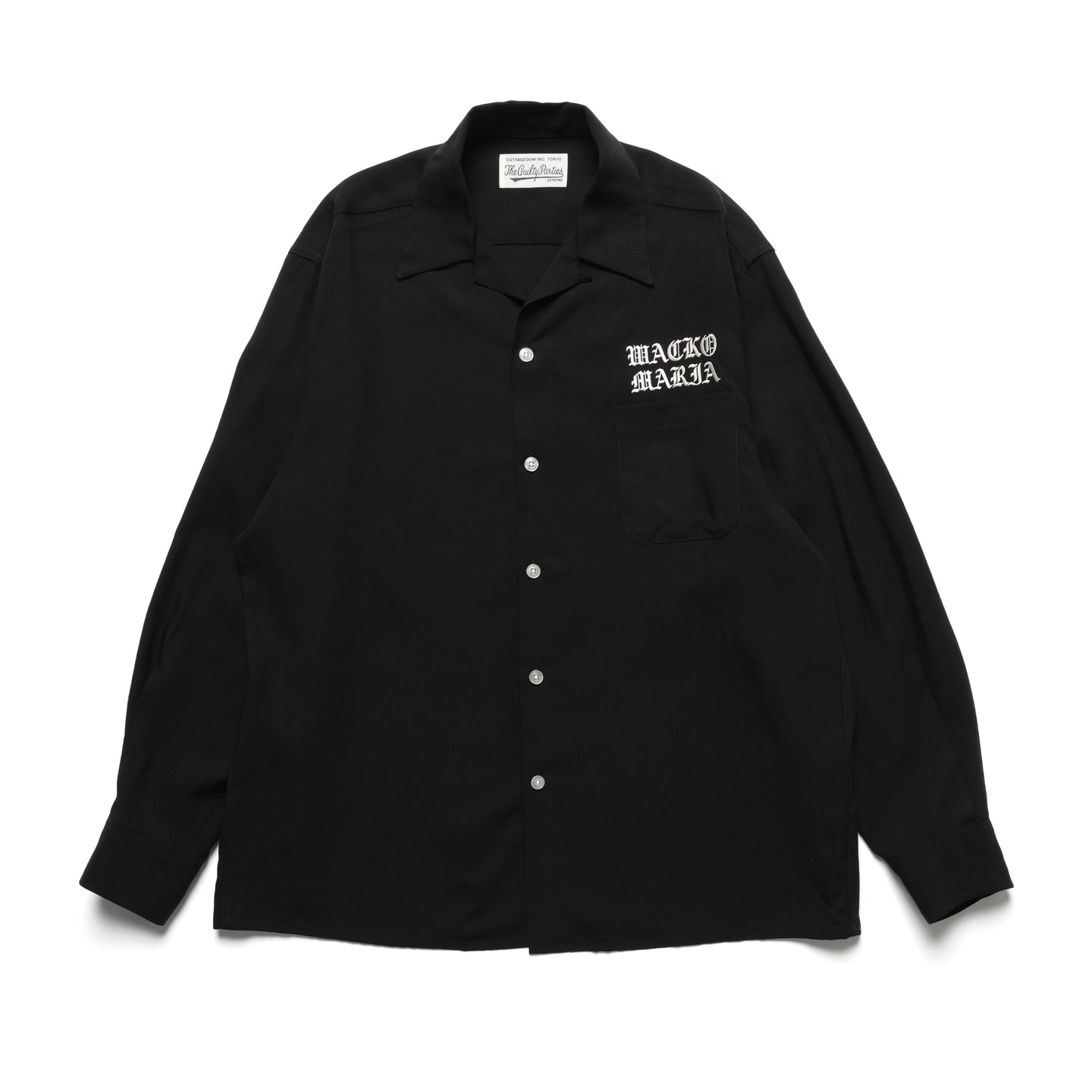 Wacko Maria 50's L/S Shirt Type-2 Black